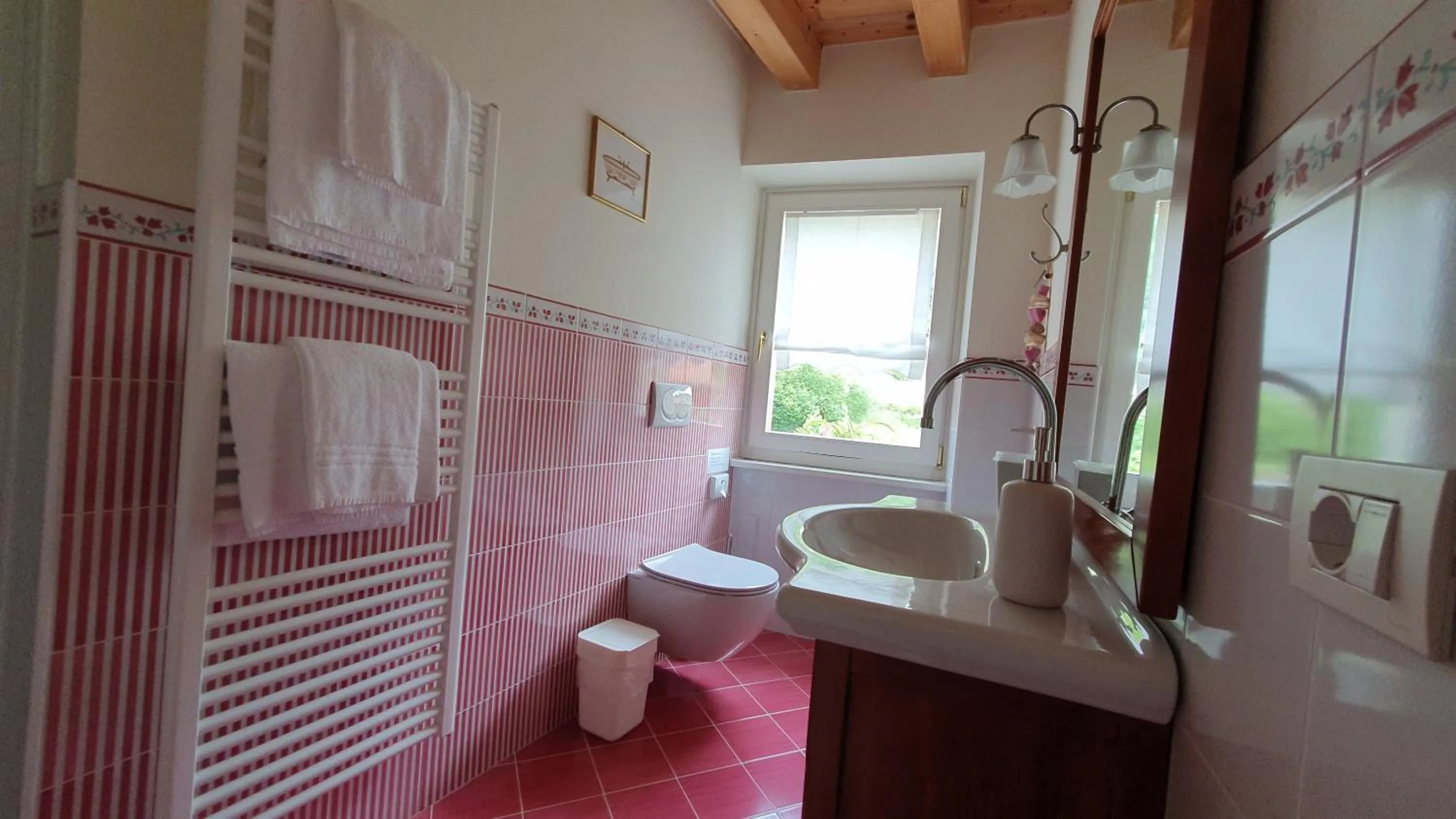 Shower in B&B POGGIO CAIAR