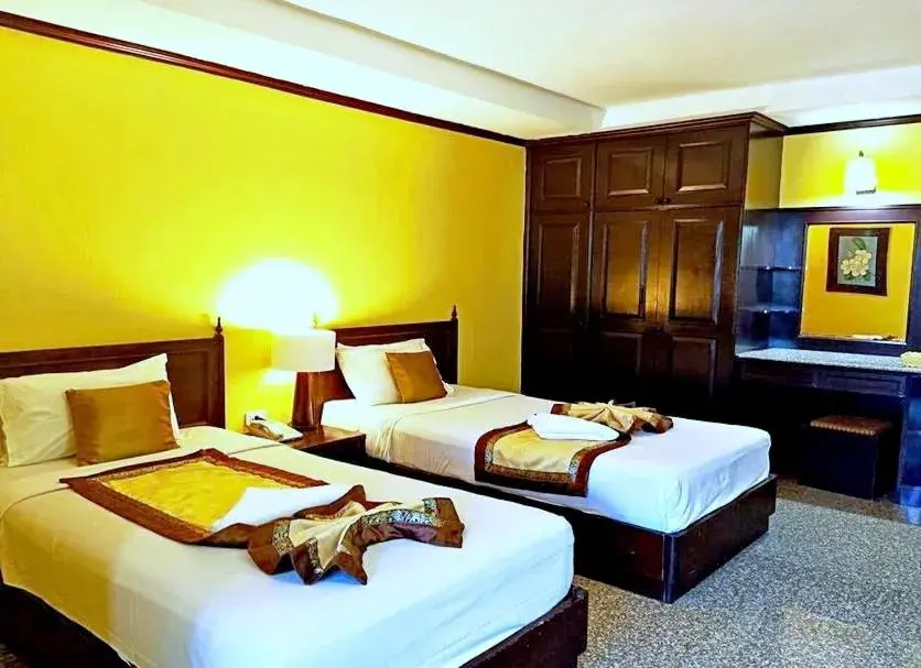 Bed in Royal Peninsula Hotel Chiangmai Bed in Royal Peninsula Hotel Chiangmai