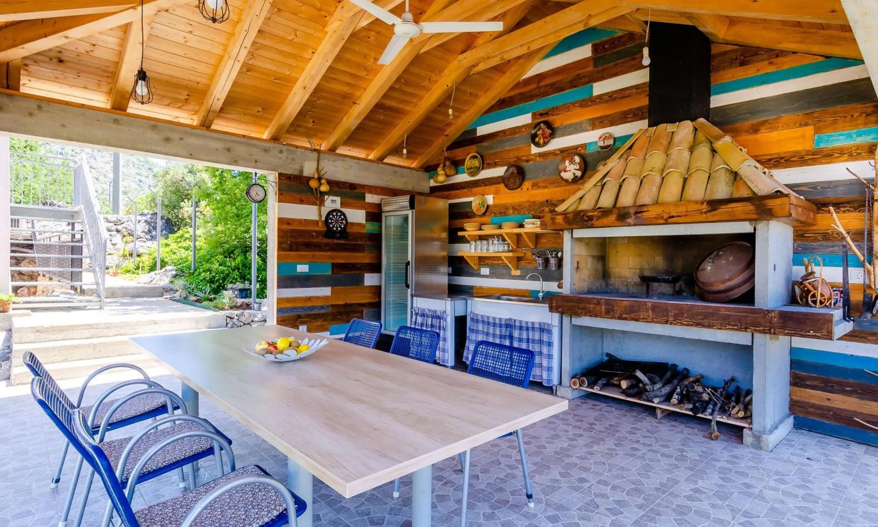 BBQ facilities in Villa Majkovica