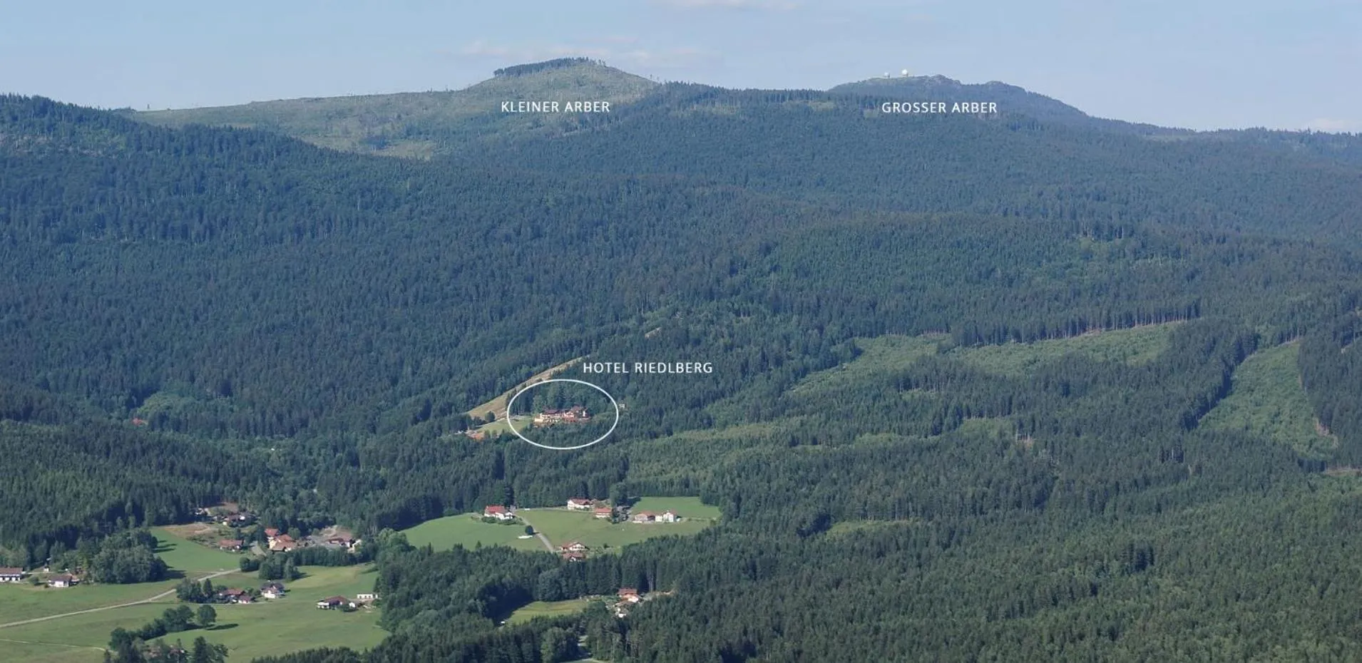 Natural landscape in Wellnesshotel Riedlberg