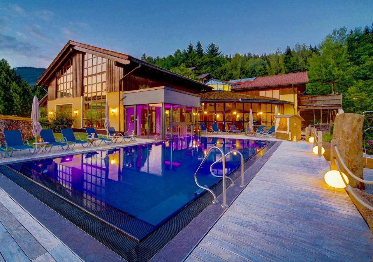 Swimming pool in Wellnesshotel Riedlberg
