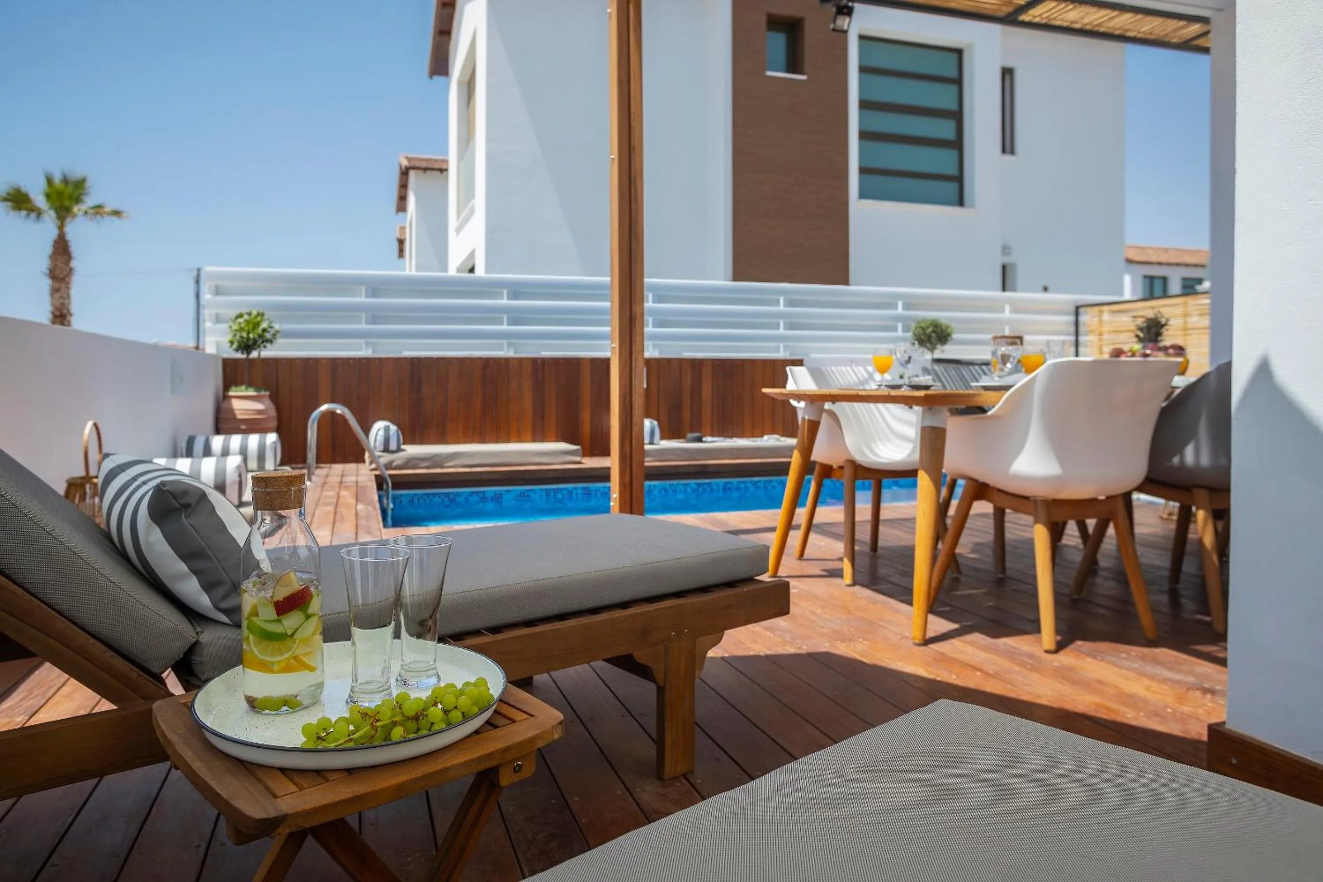Balcony/Terrace in Chris Le Mare Luxury Villa