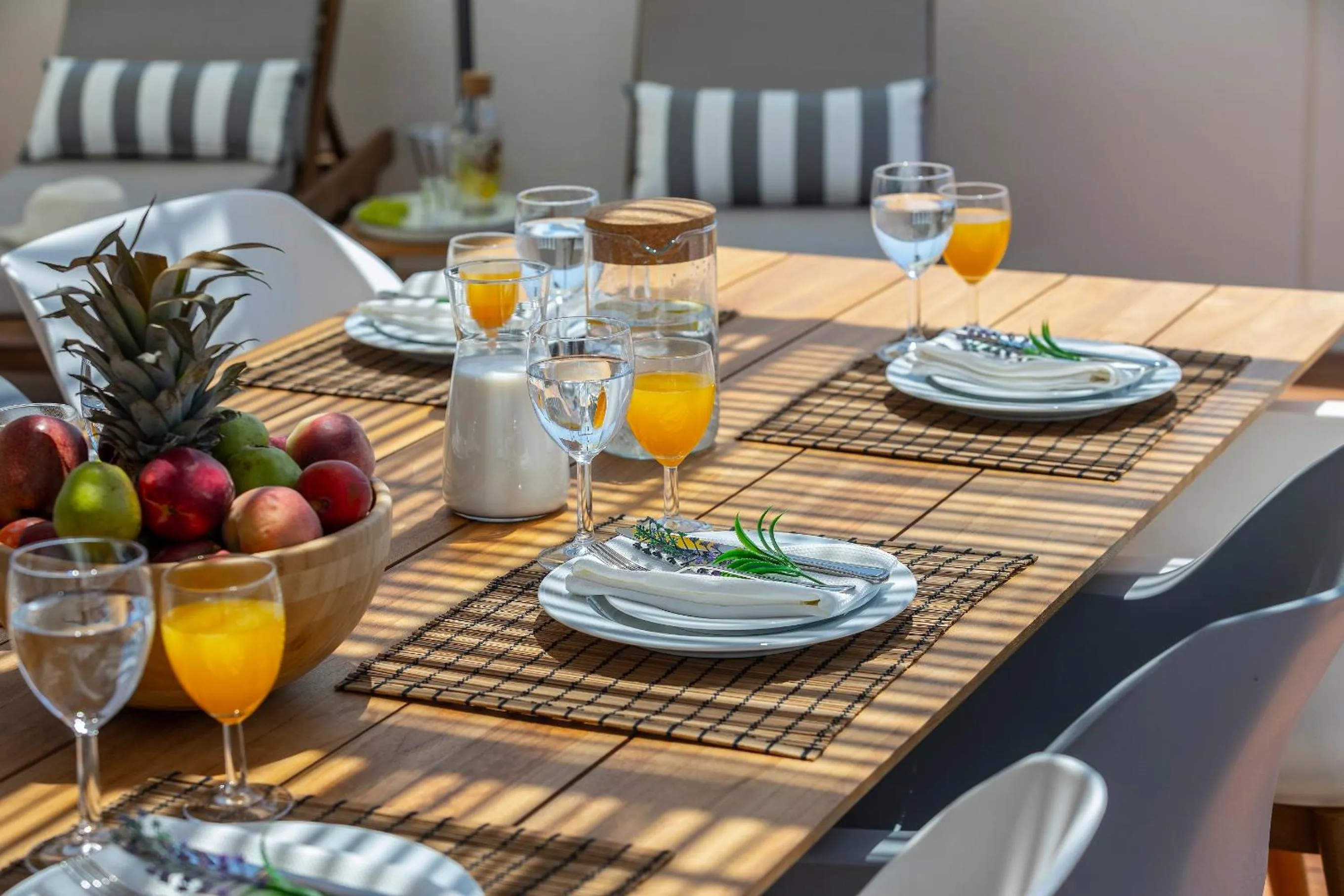 Patio in Chris Le Mare Luxury Villa