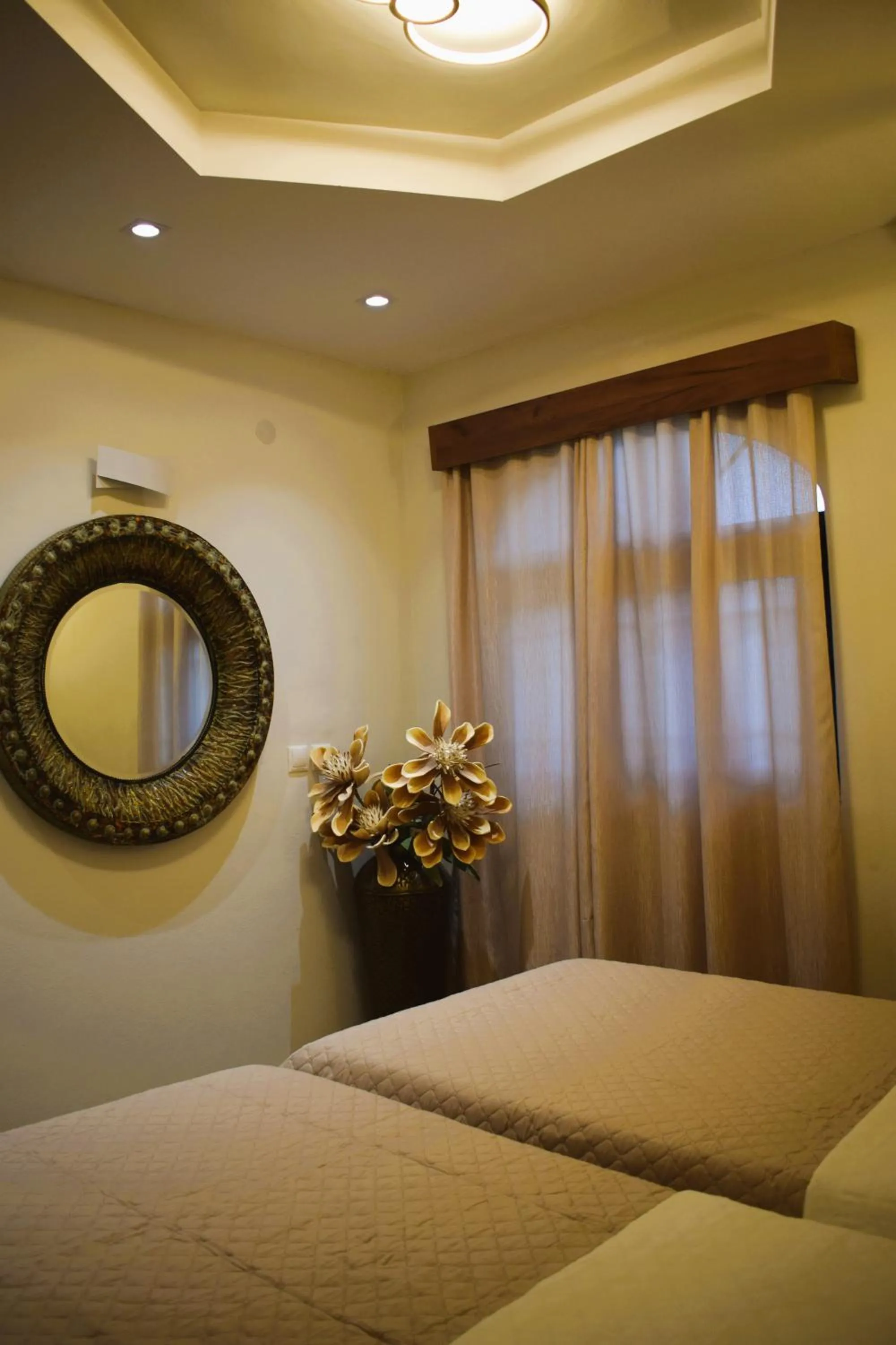 Bedroom, Bed in Casa Lyristis