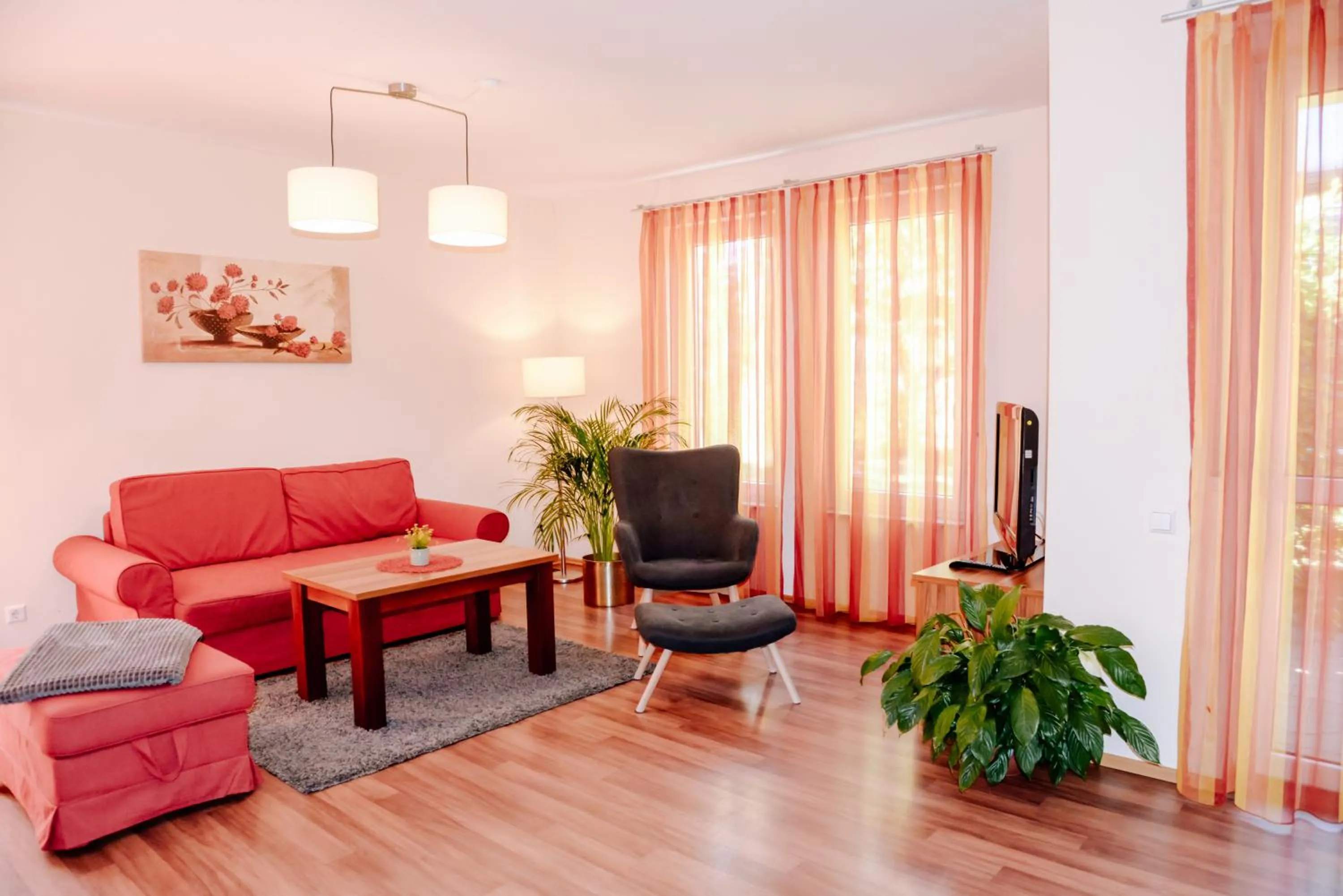 Living room in Ferienpark Templin direkt neben der Naturtherme