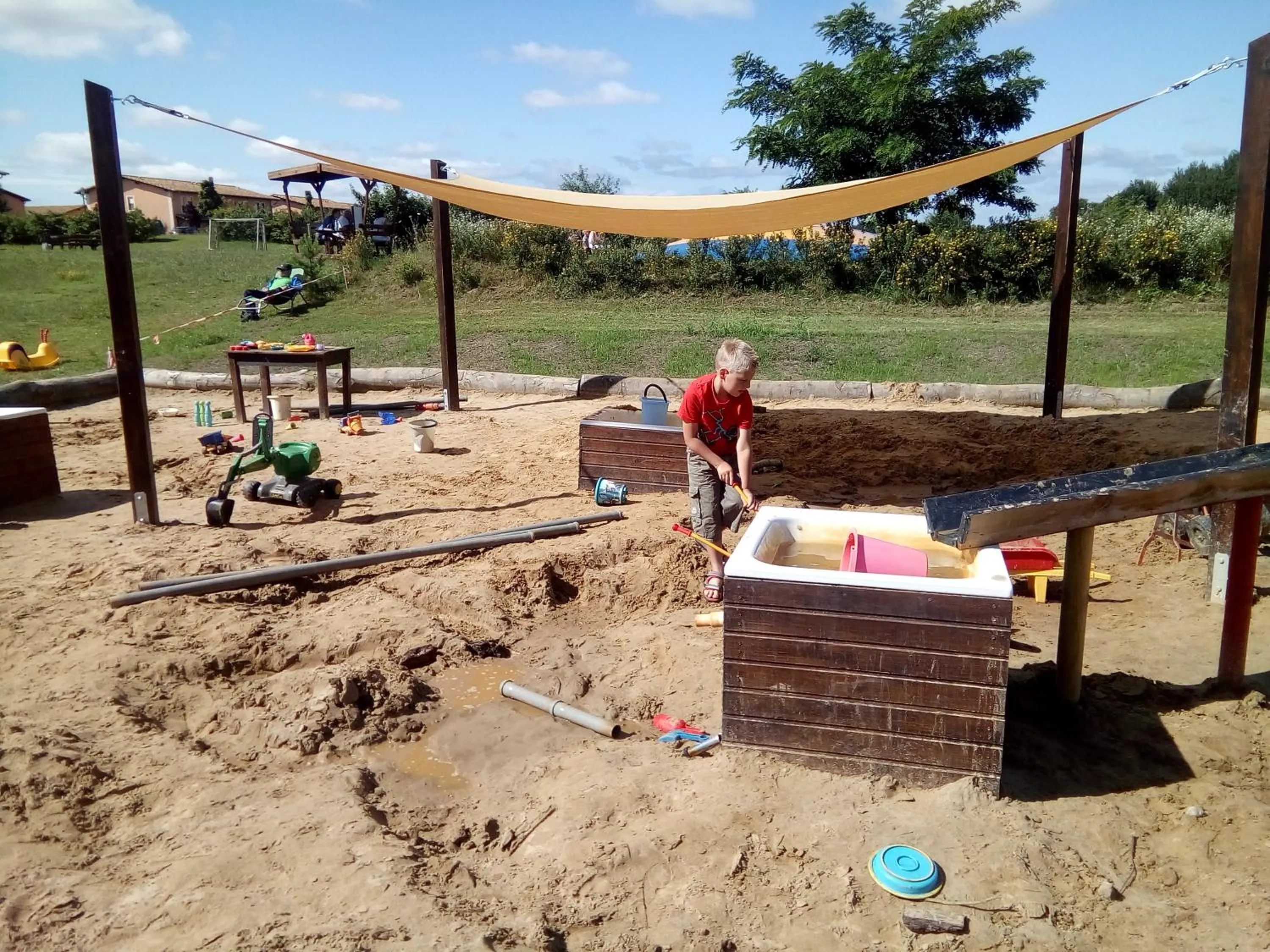 Children play ground in Ferienpark Templin direkt neben der Naturtherme