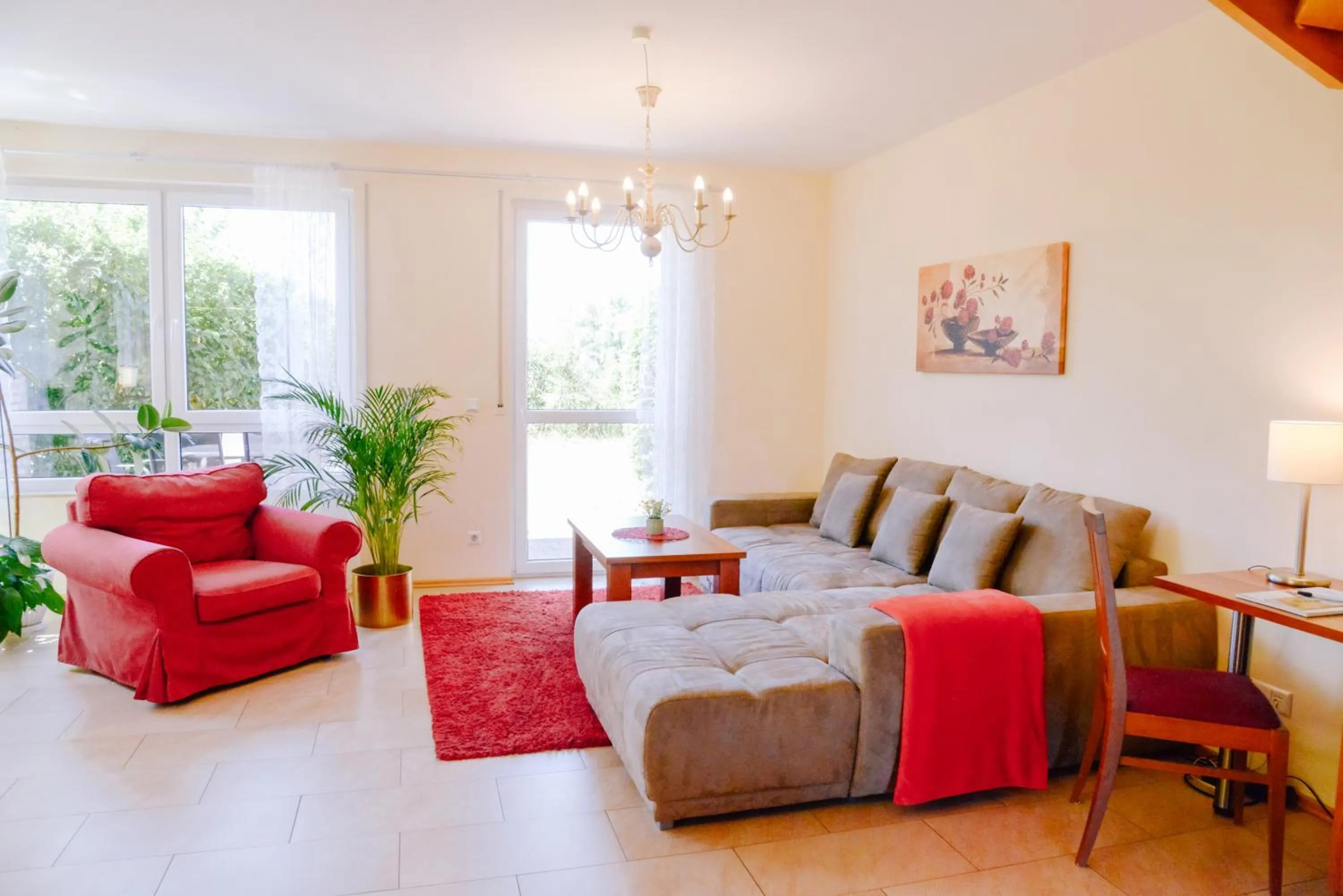 Living room in Ferienpark Templin direkt neben der Naturtherme