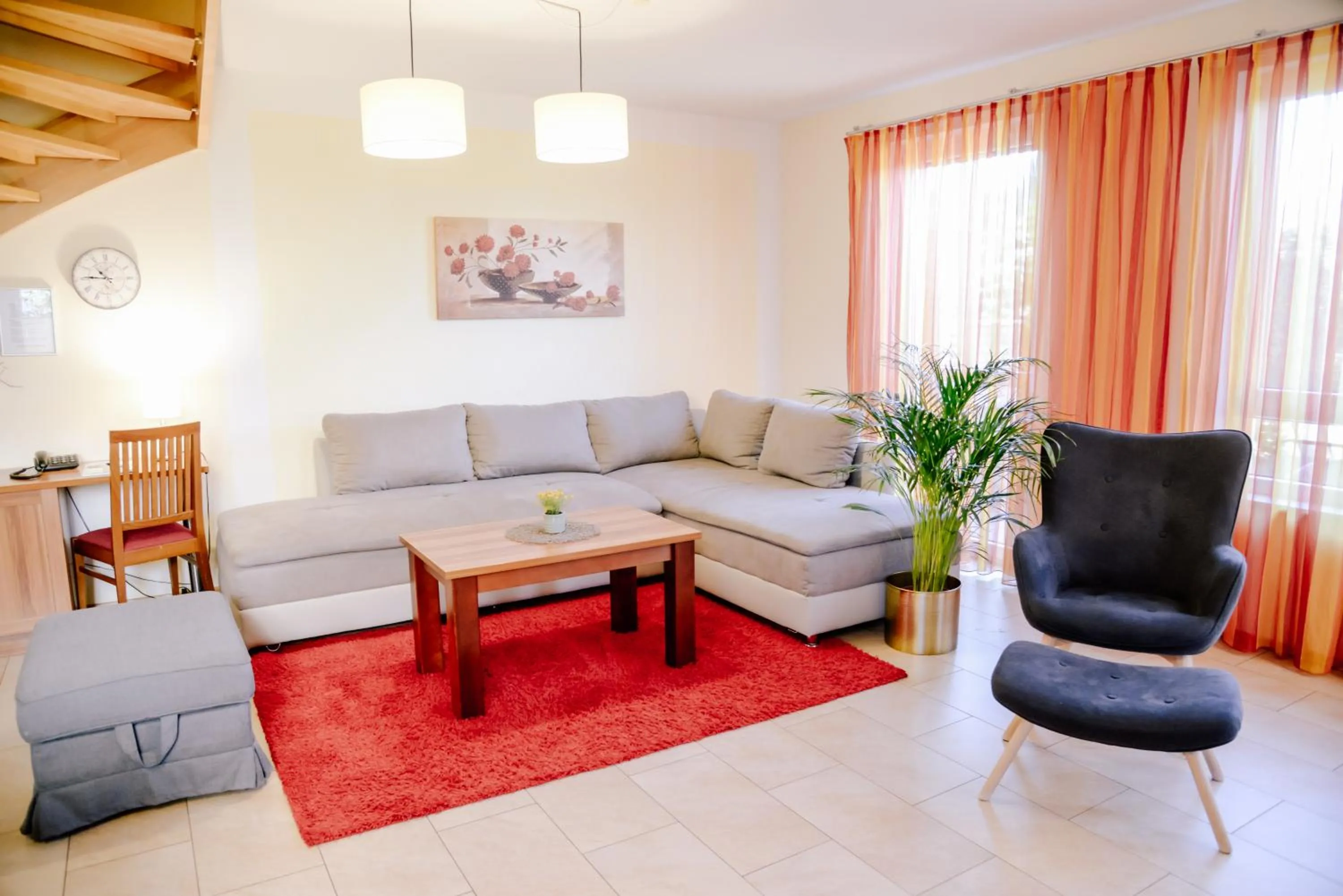 Living room in Ferienpark Templin direkt neben der Naturtherme