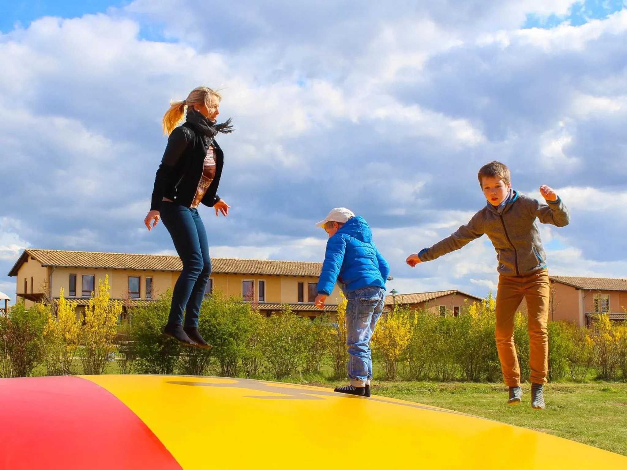 Children play ground in Ferienpark Templin direkt neben der Naturtherme