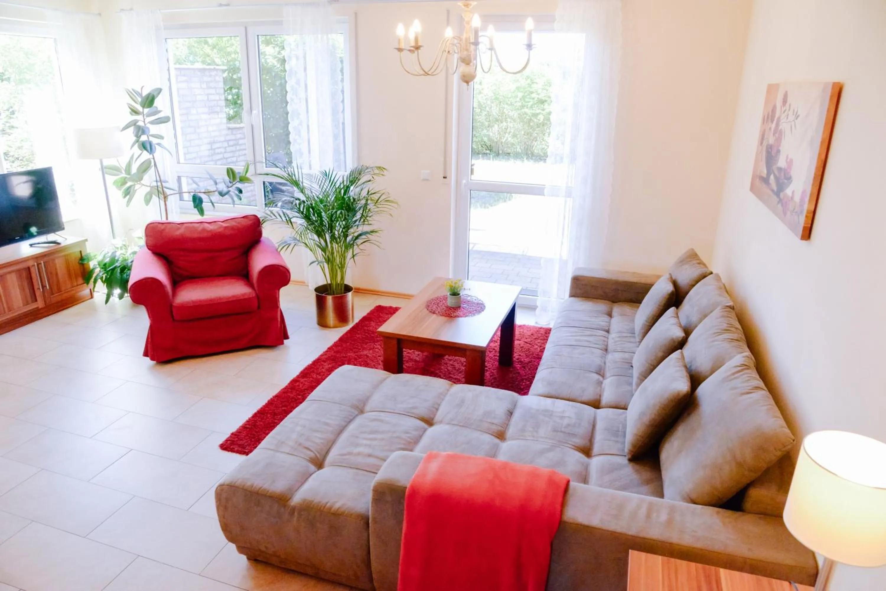 Living room in Ferienpark Templin direkt neben der Naturtherme
