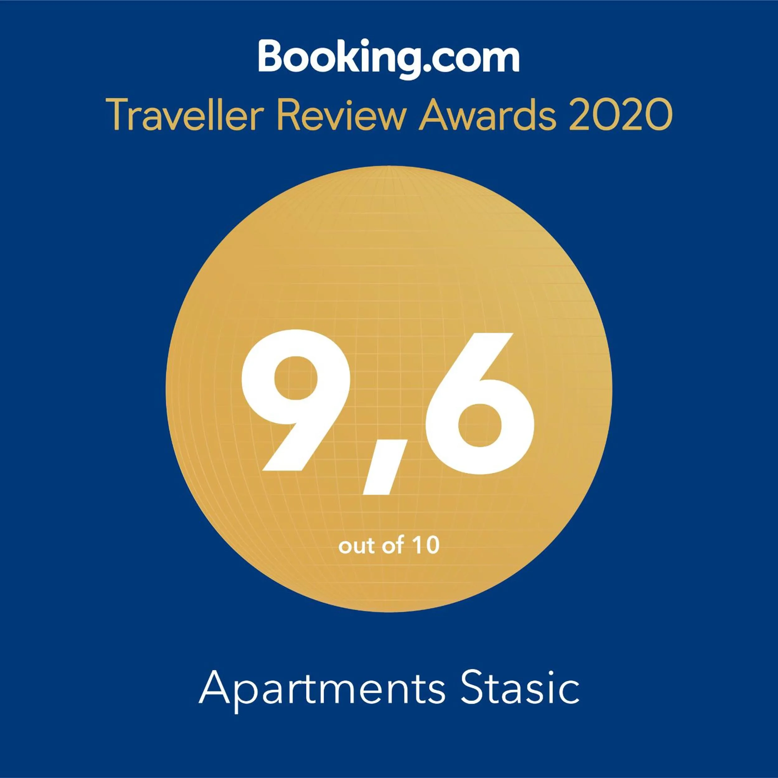 Certificate/Award in Apartments Stasic