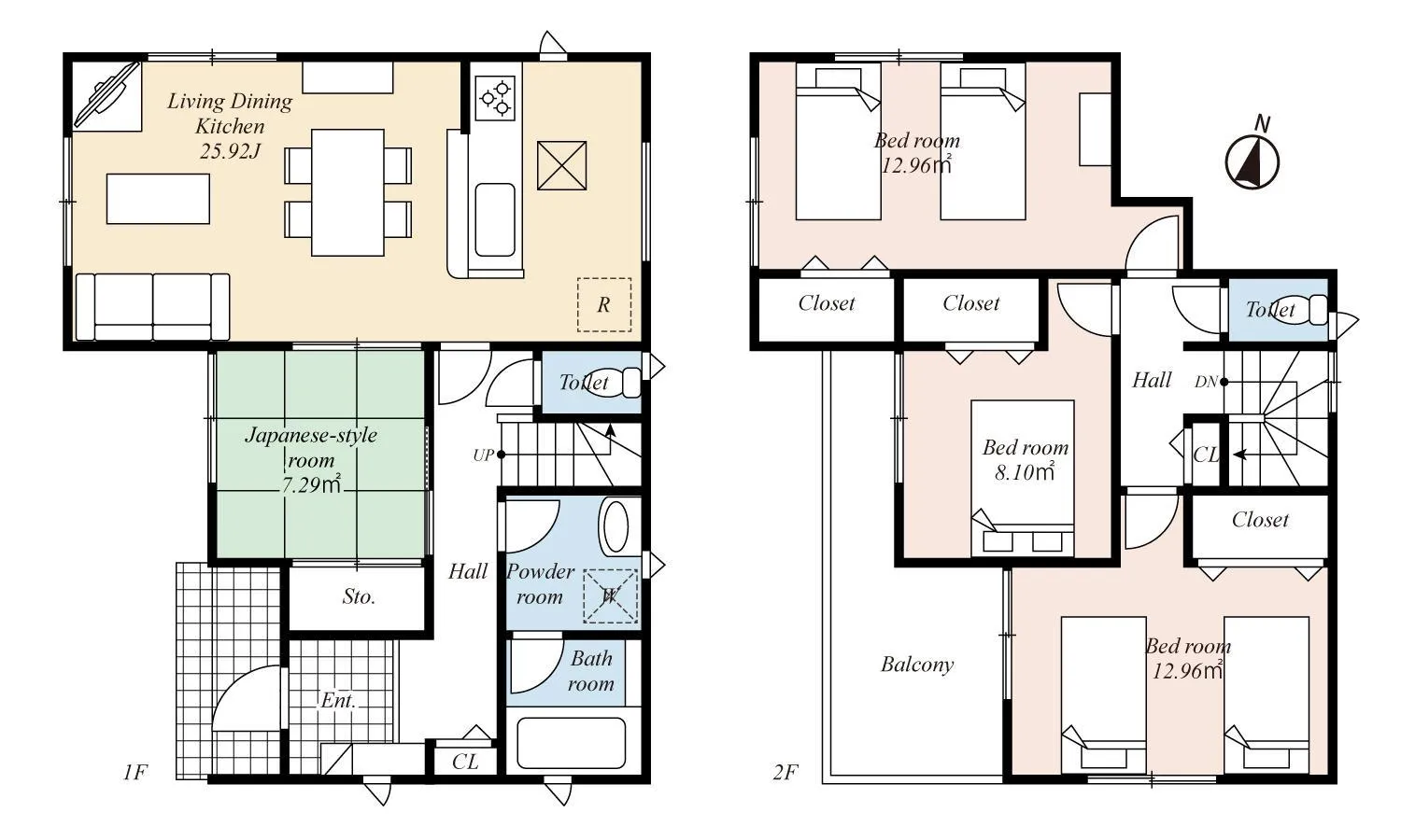 Floor plan in Condominium Palace Resort Chatan II