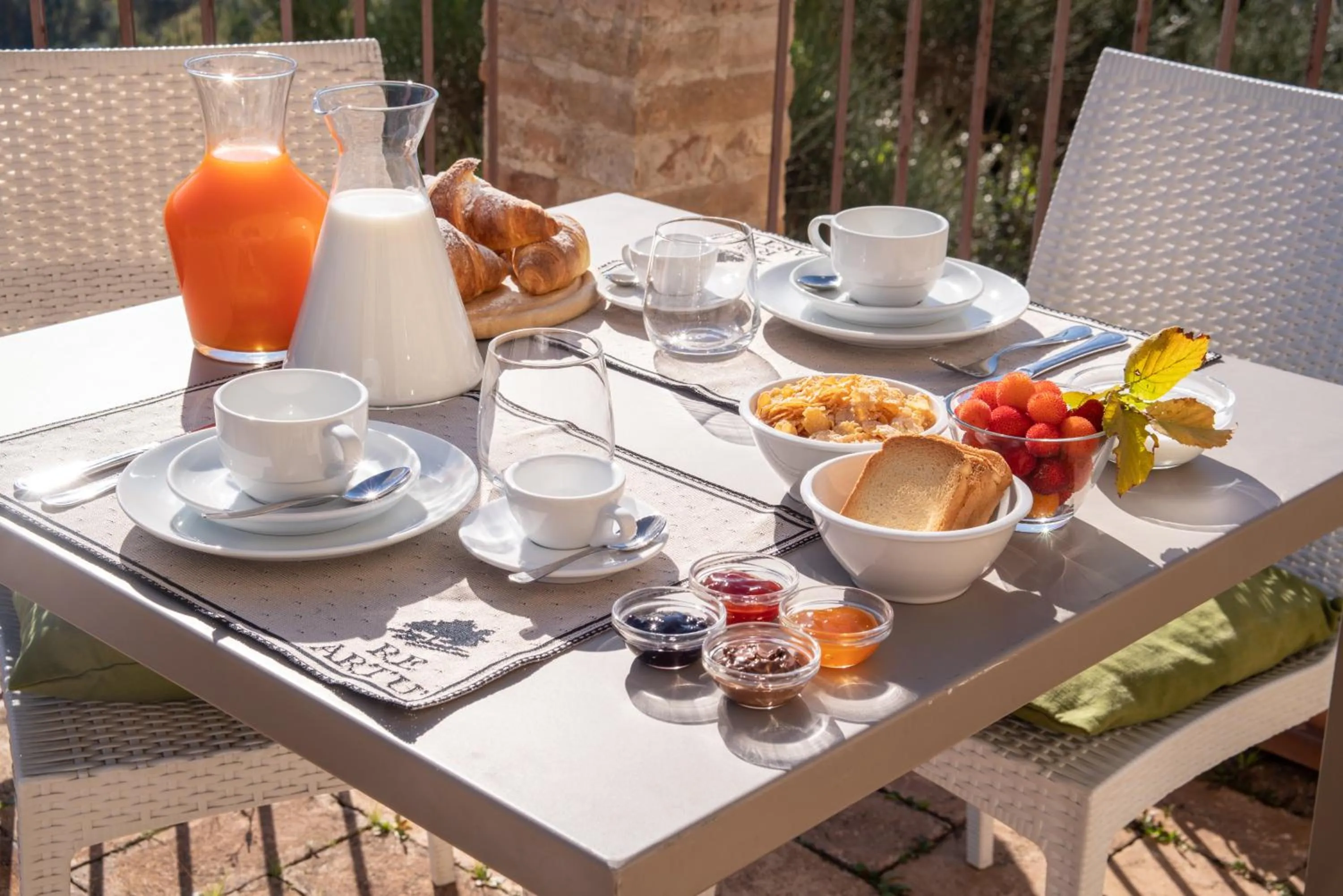 Breakfast in Re Artù Assisi Country Lifestyle
