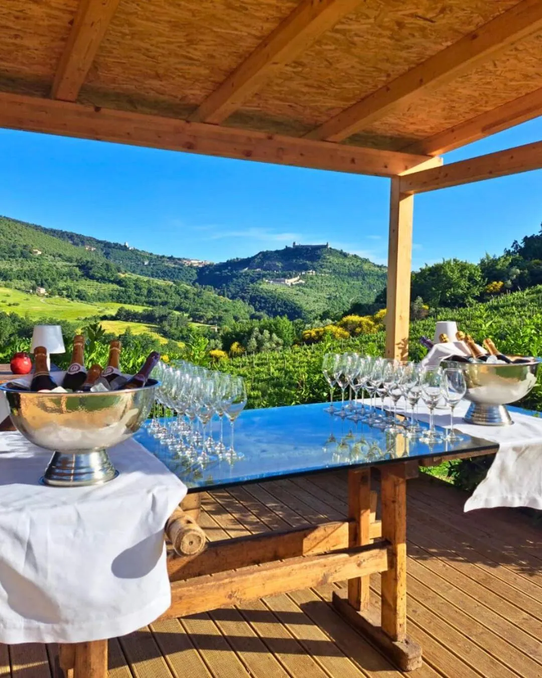 Balcony/Terrace in Re Artù Assisi Country Lifestyle