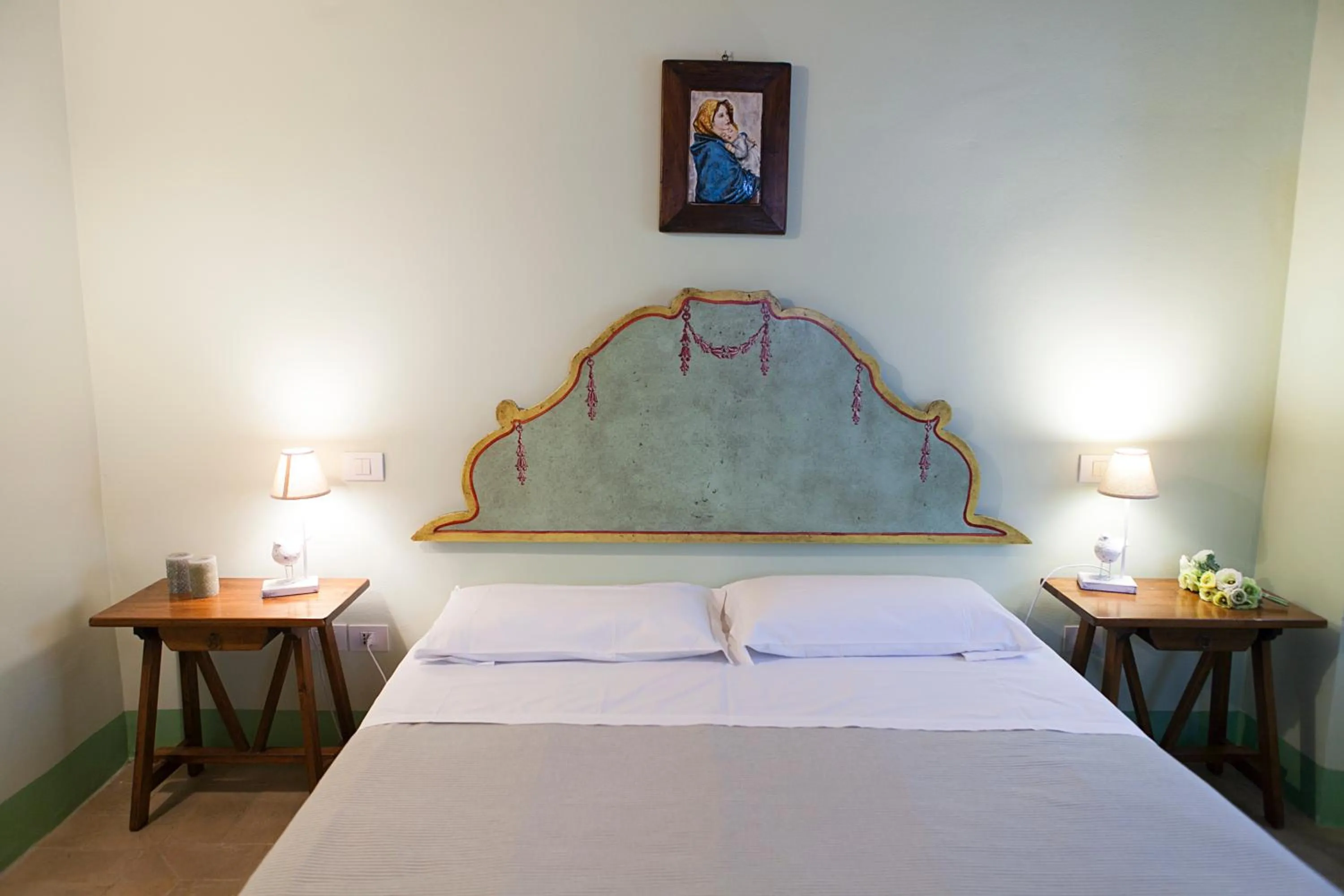 Bed in Re Artù Assisi Country Lifestyle