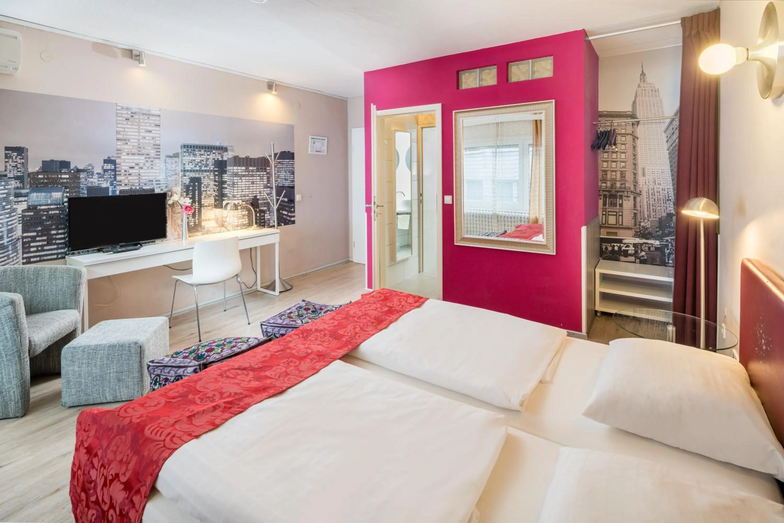 Bed in Hotel Erbprinzenhof