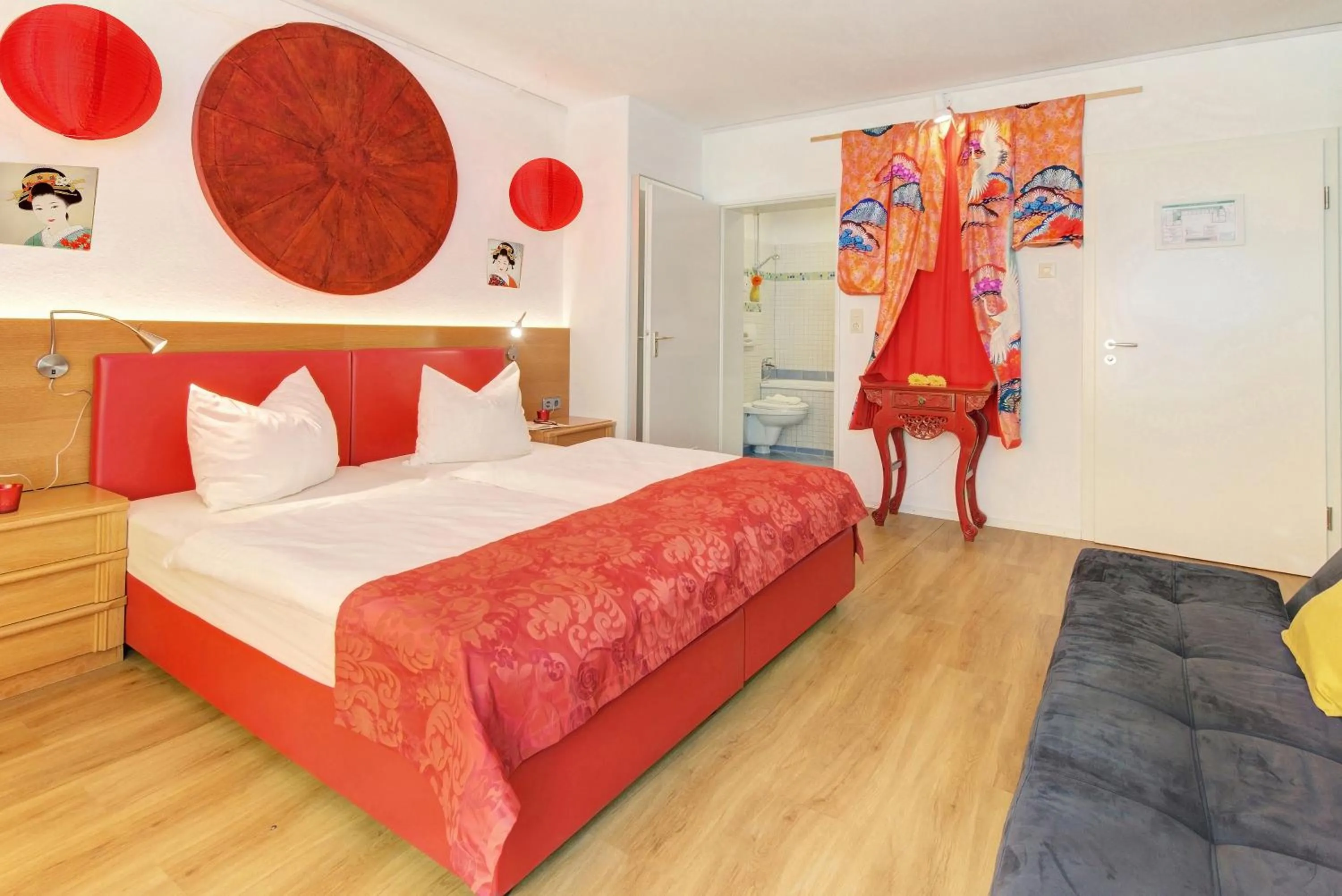 Bed in Hotel Erbprinzenhof