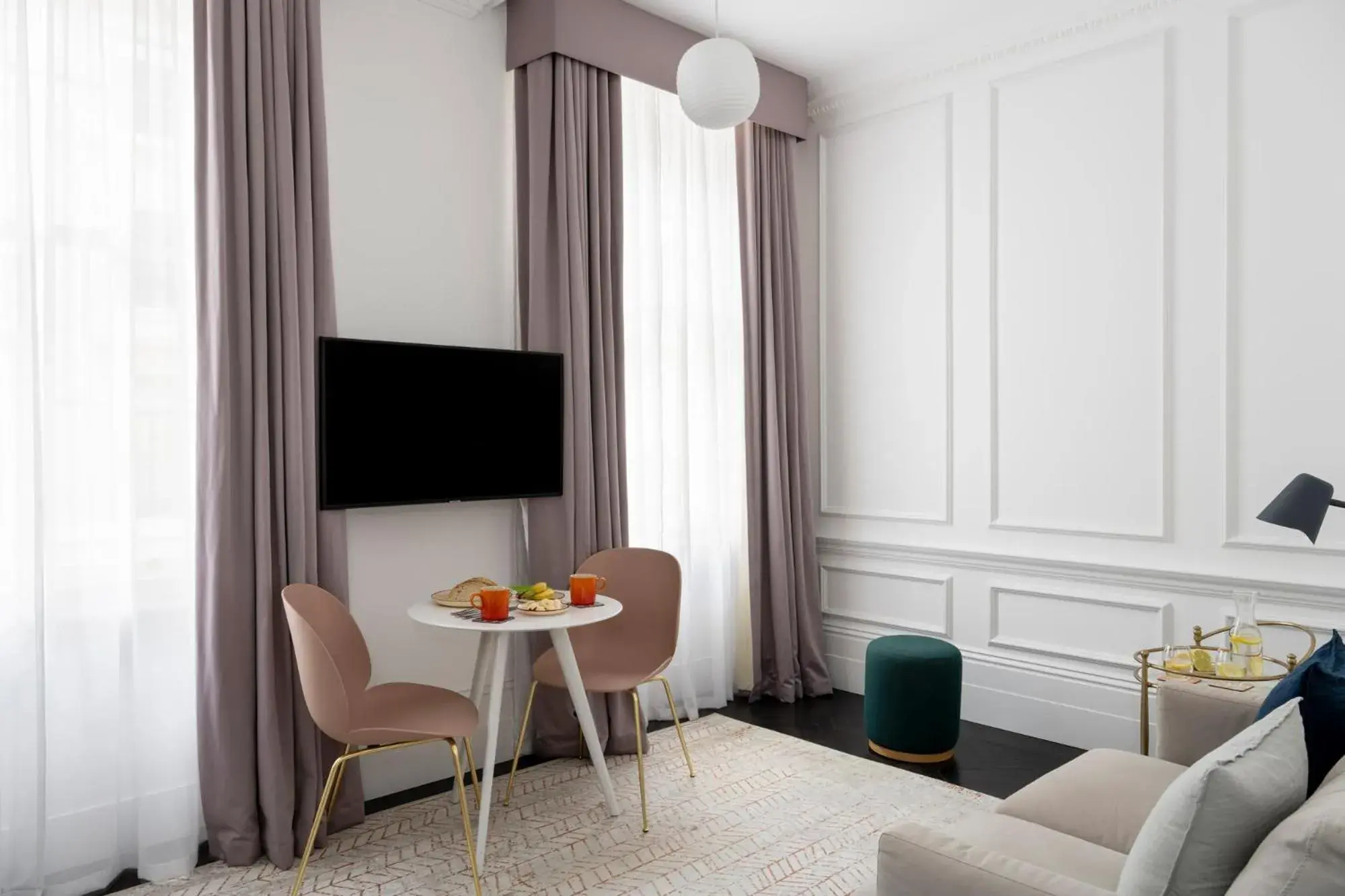 Living room in The Moorgate by COVE Living room in The Moorgate by COVE