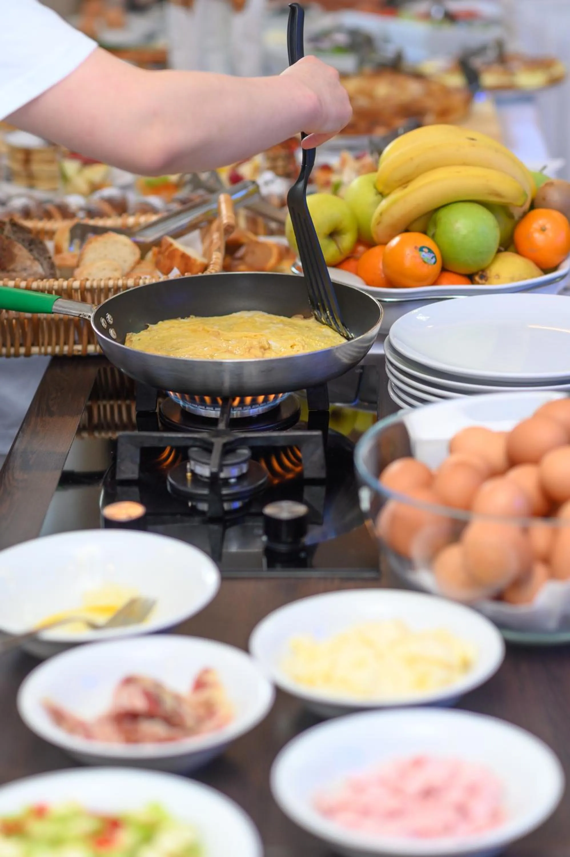 Buffet breakfast in Hotel Soa