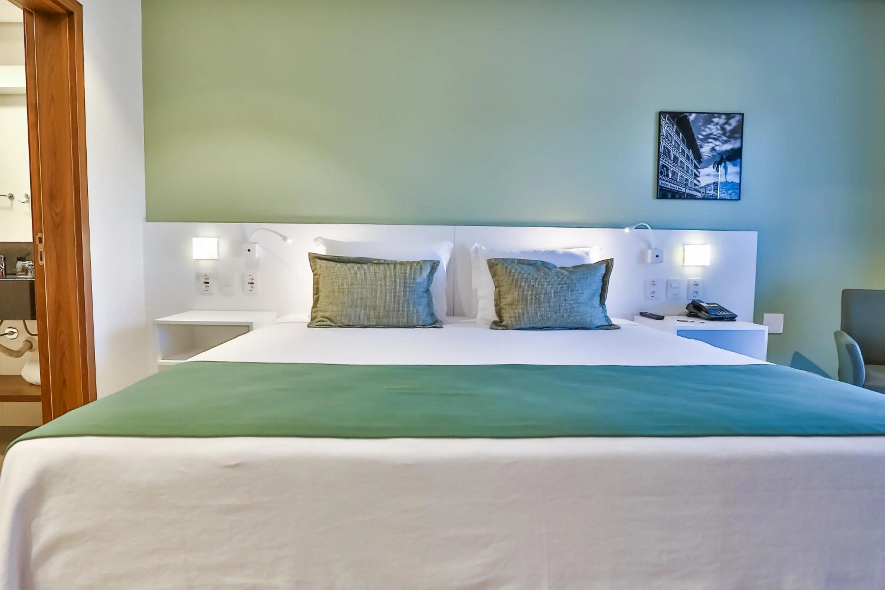 Bed in Quality Hotel Blumenau