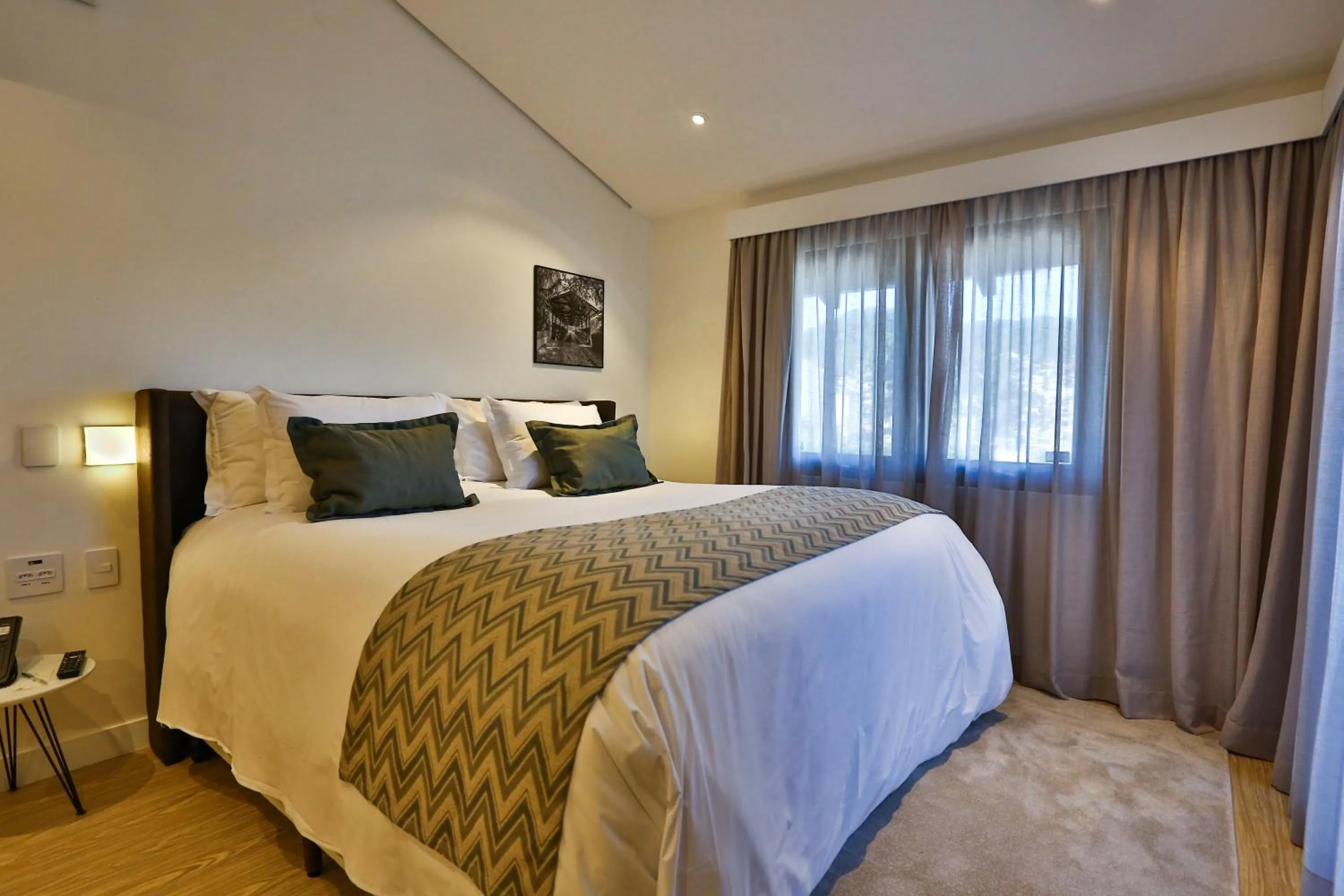 Bed in Quality Hotel Blumenau