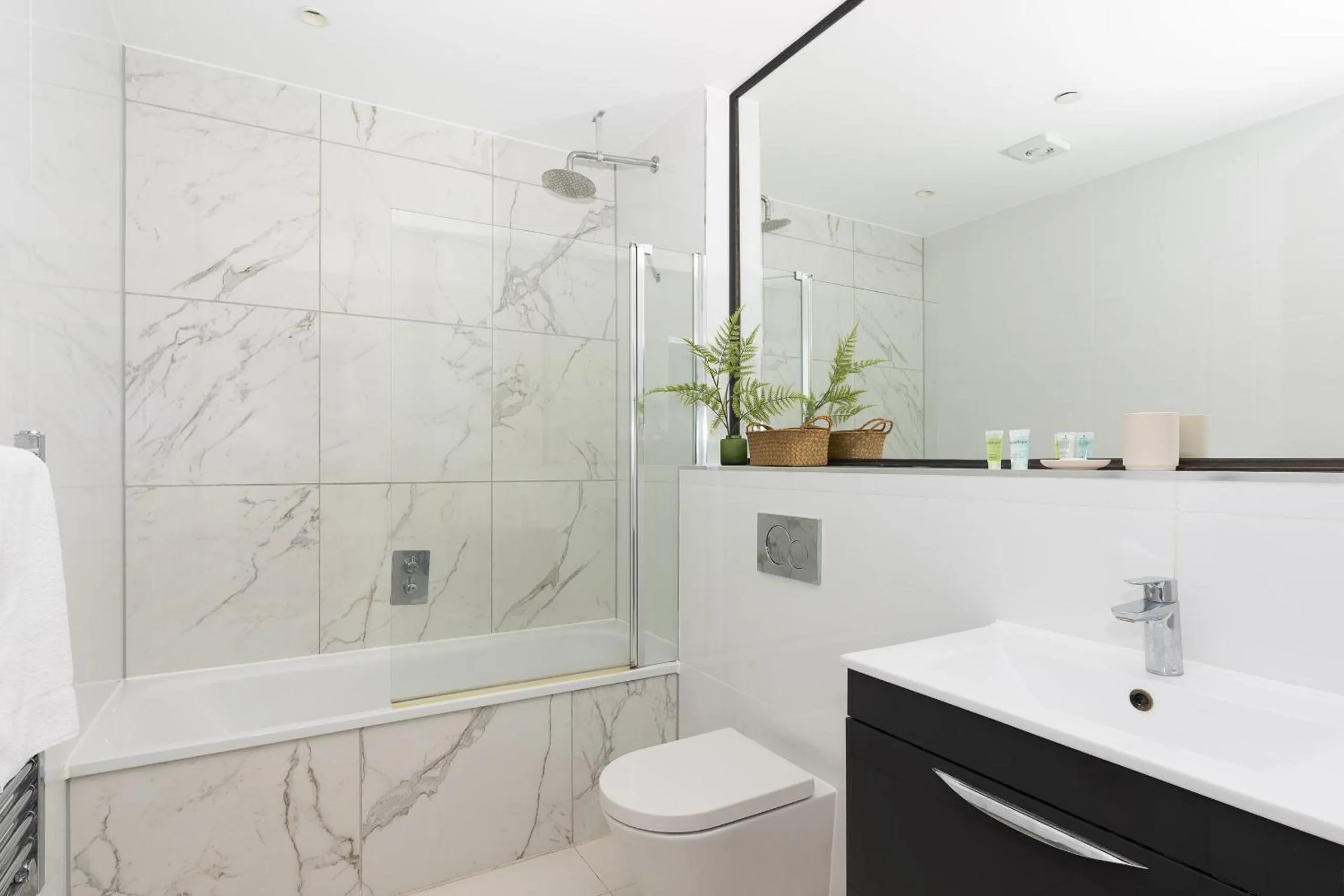 Shower in Oxford Circus Apartments by Calton Living