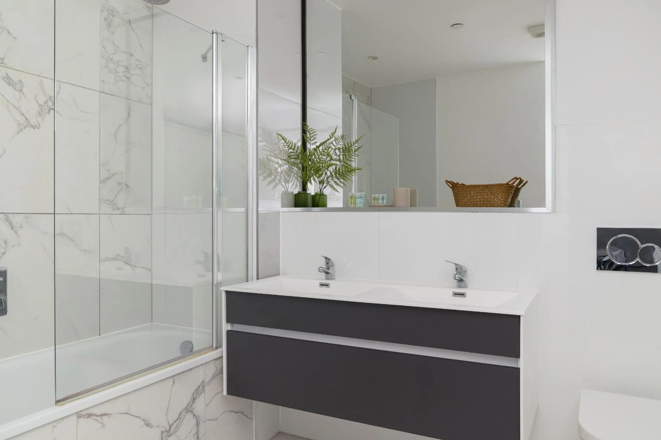 Shower in Oxford Circus Apartments by Calton Living