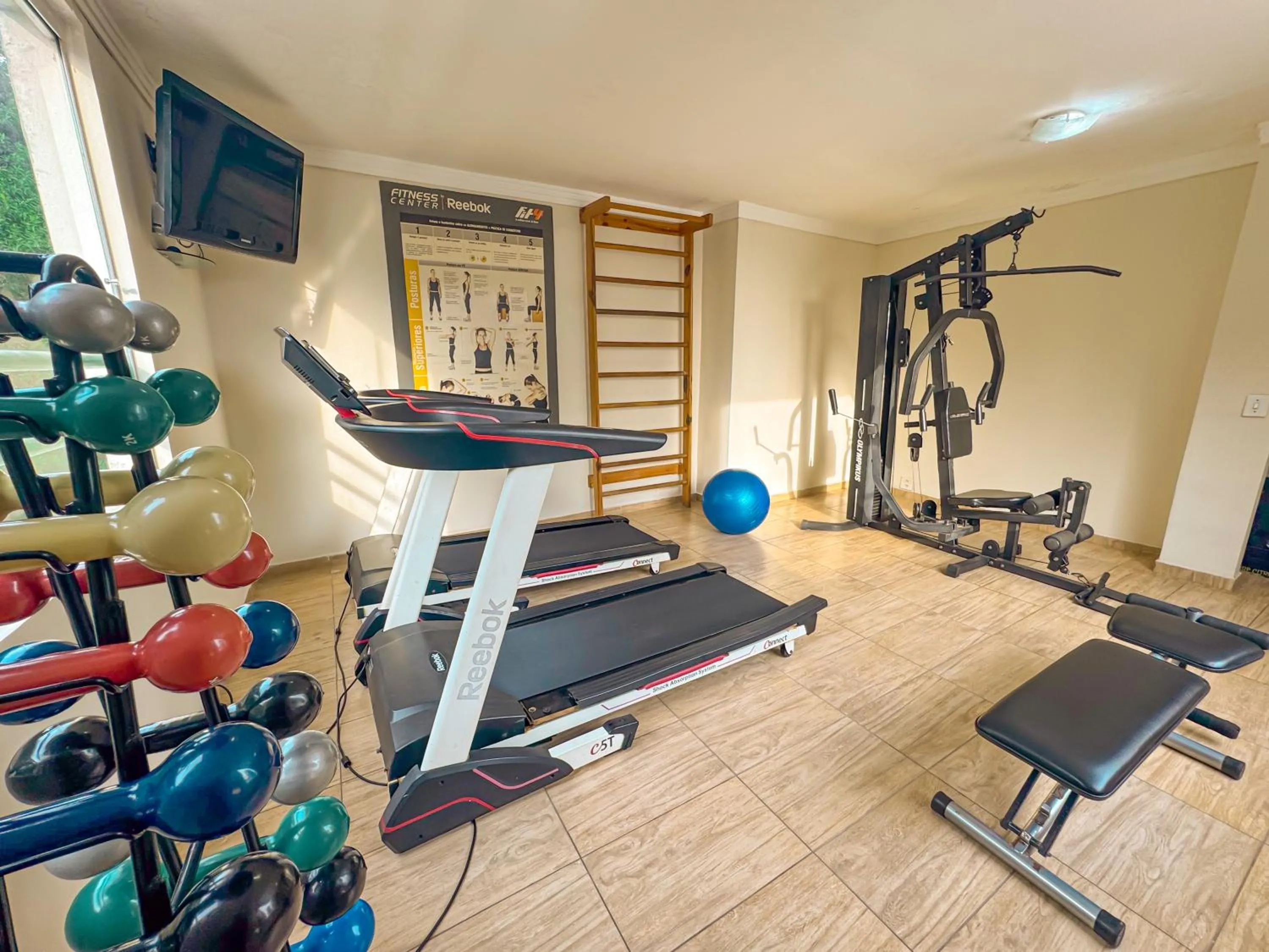 Fitness centre/facilities in Hotel Nacional Inn Guarujá