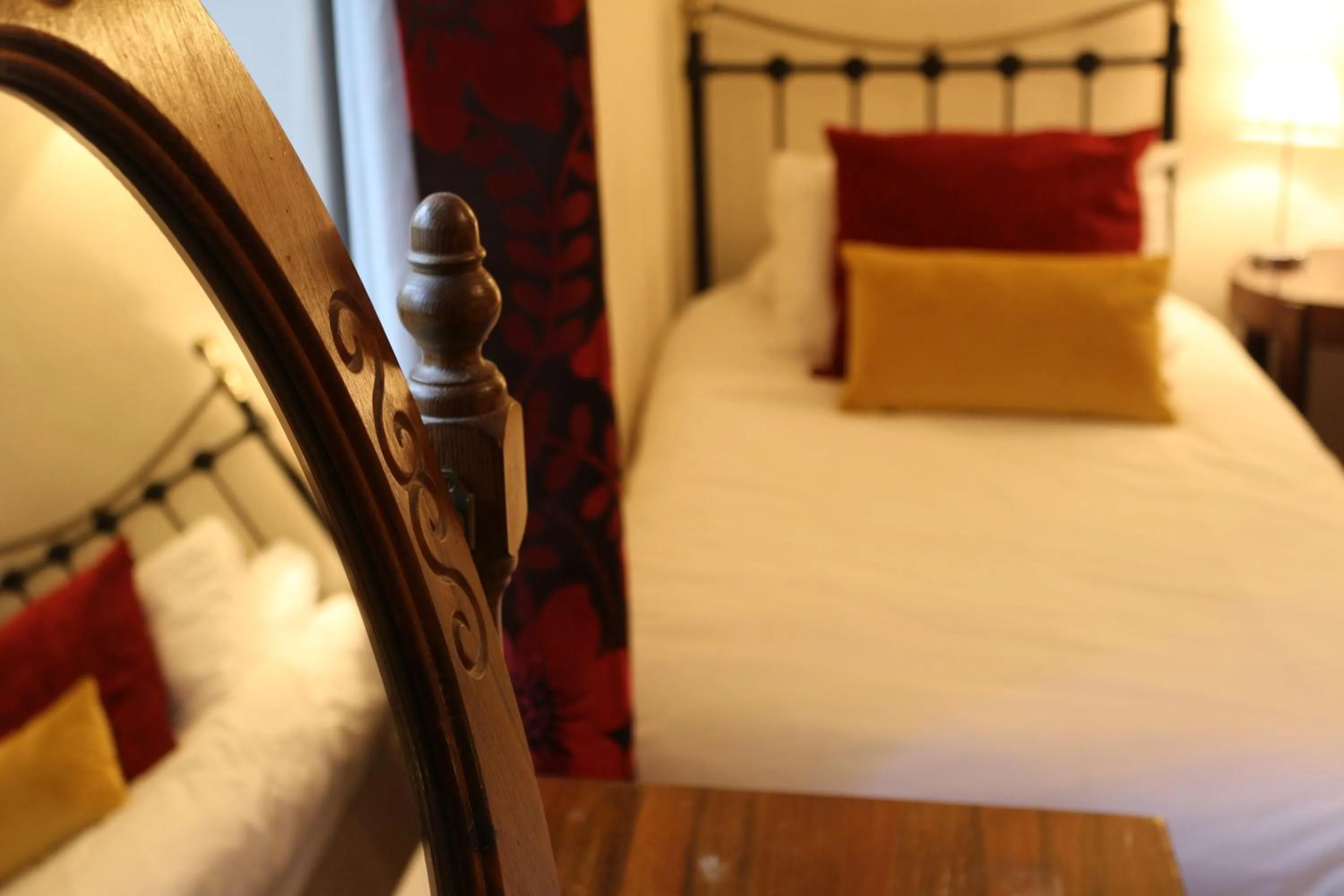 Bed in The Hostelrie at Goodrich