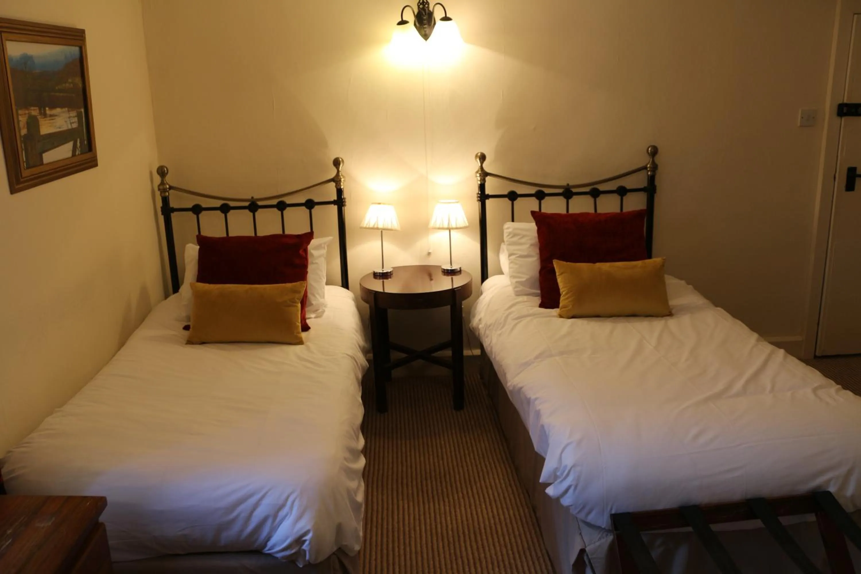 Bed in The Hostelrie at Goodrich