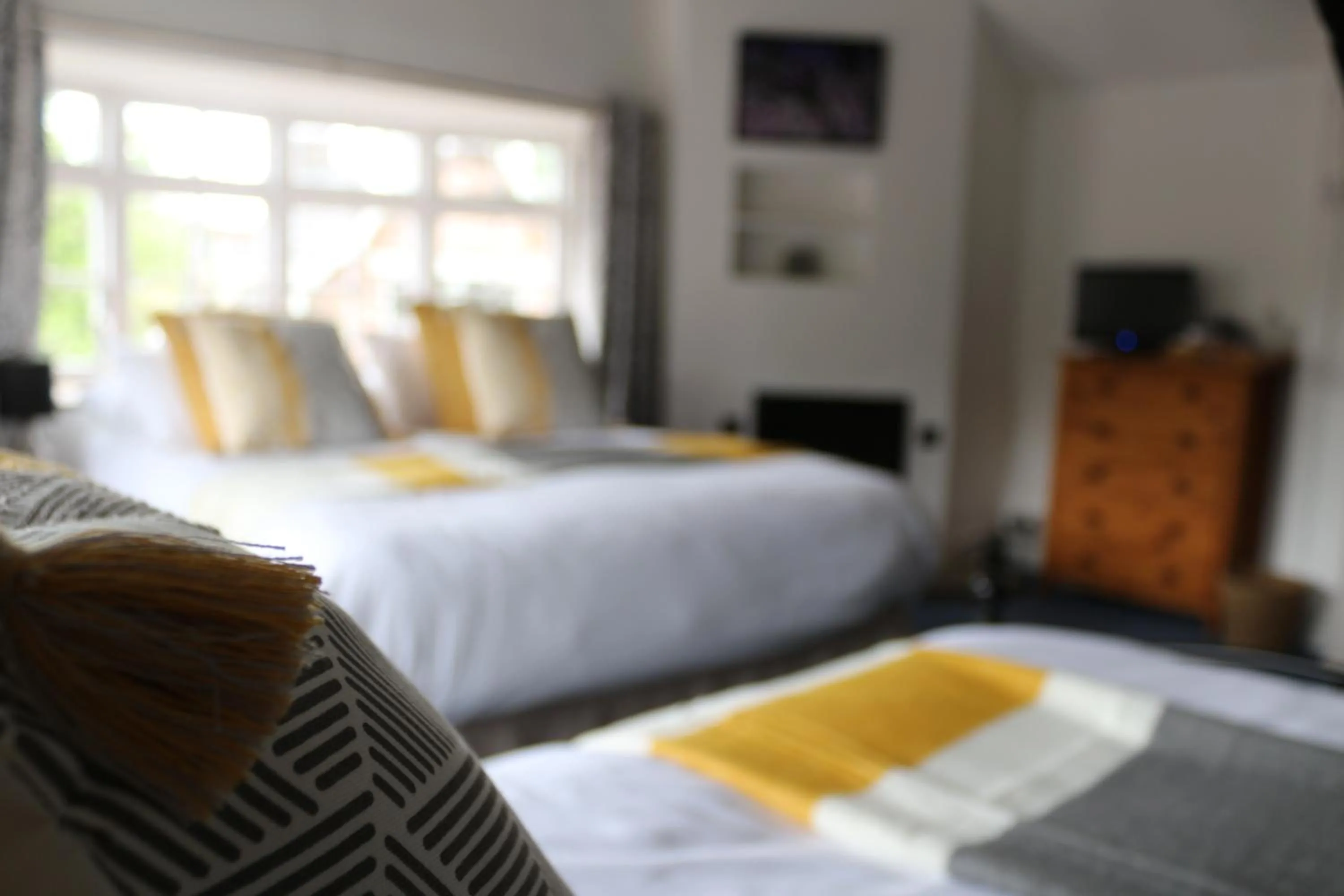 Bed in The Hostelrie at Goodrich