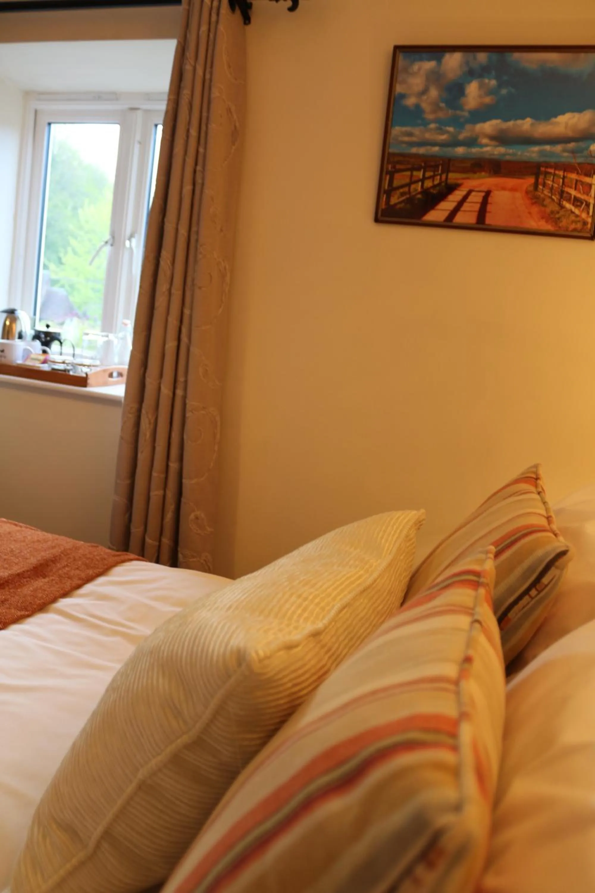 Bed in The Hostelrie at Goodrich