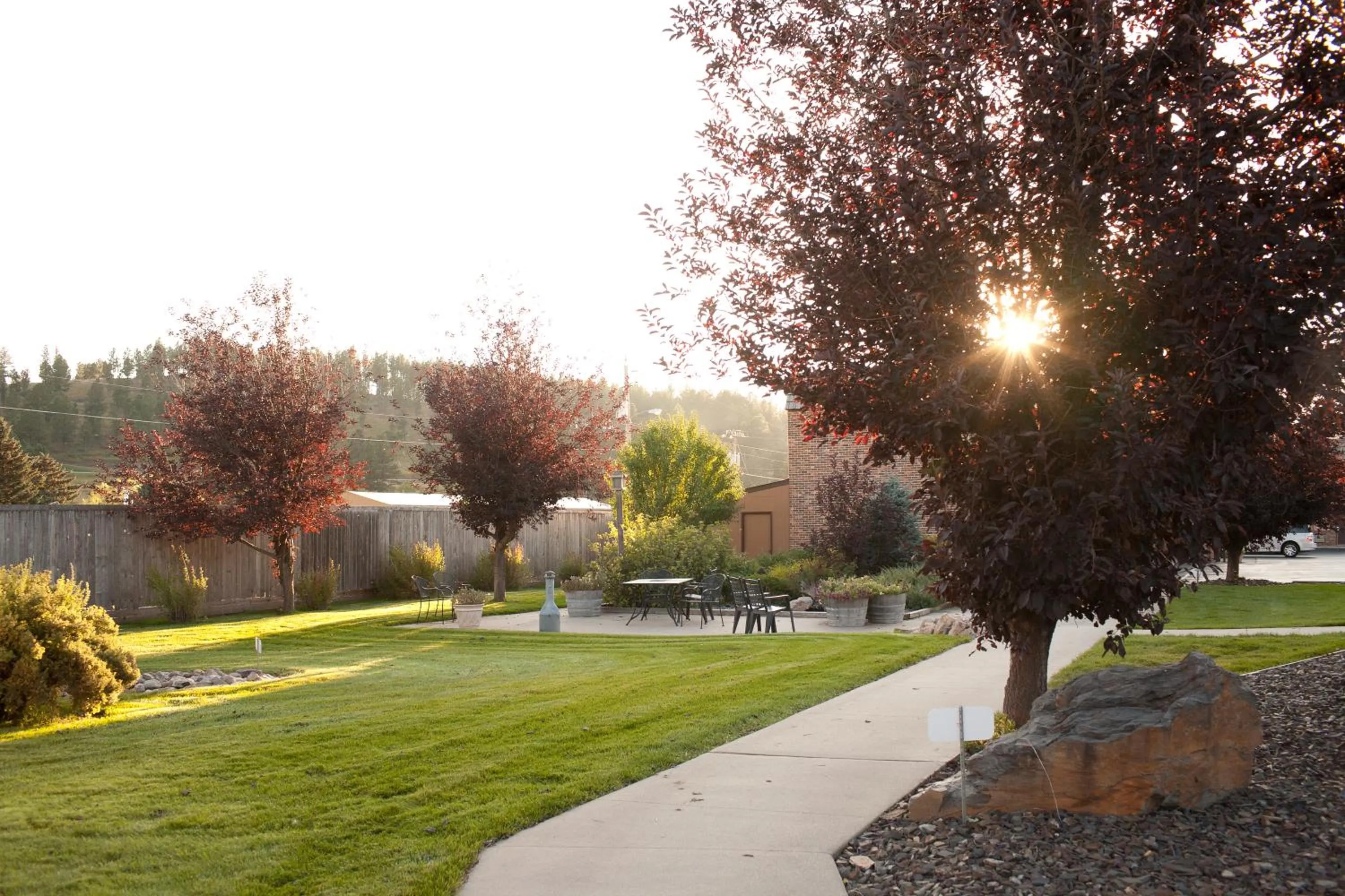 Patio in Black Hills Luxury Suites