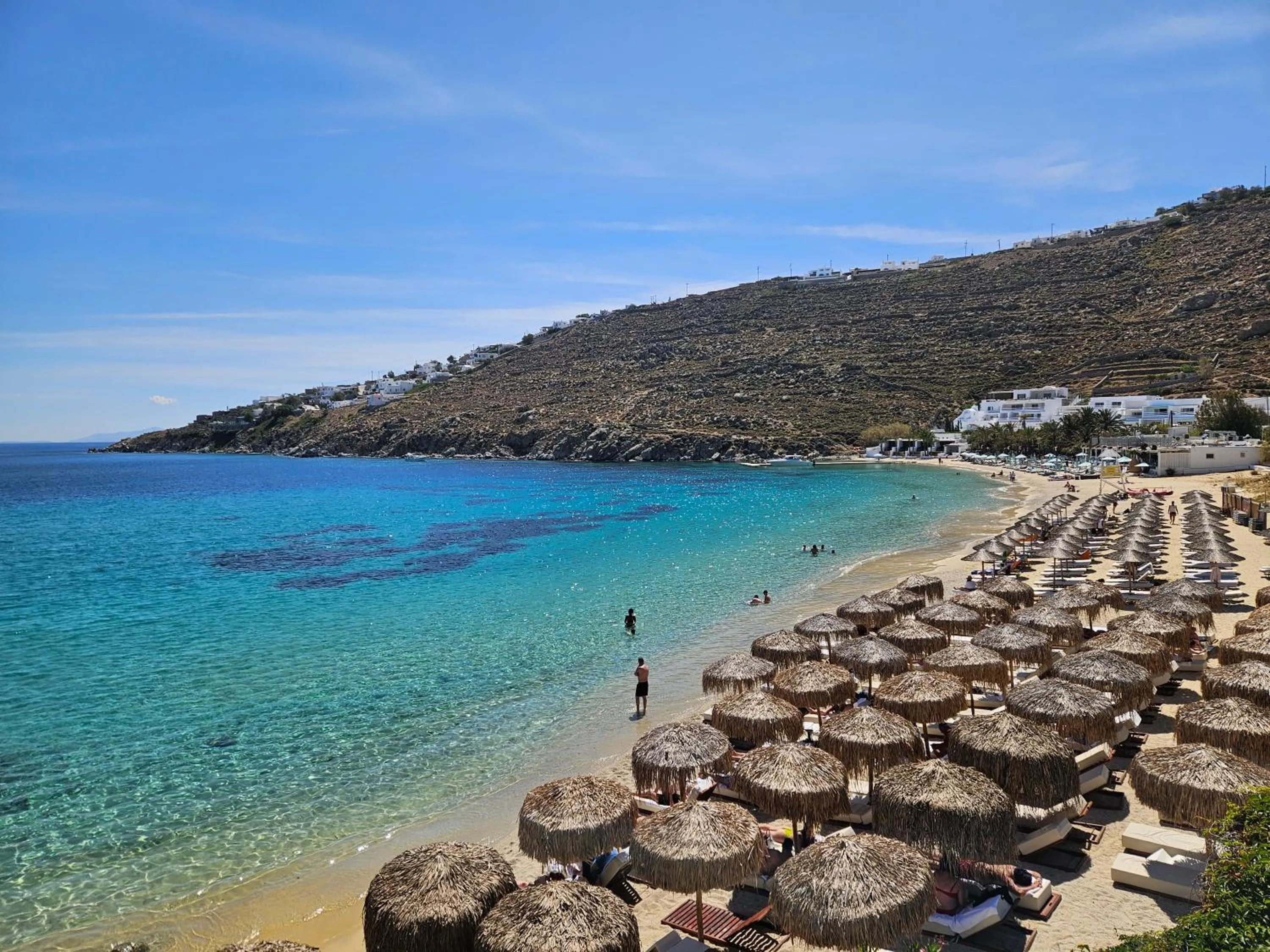 Beach in Mykonos Azure