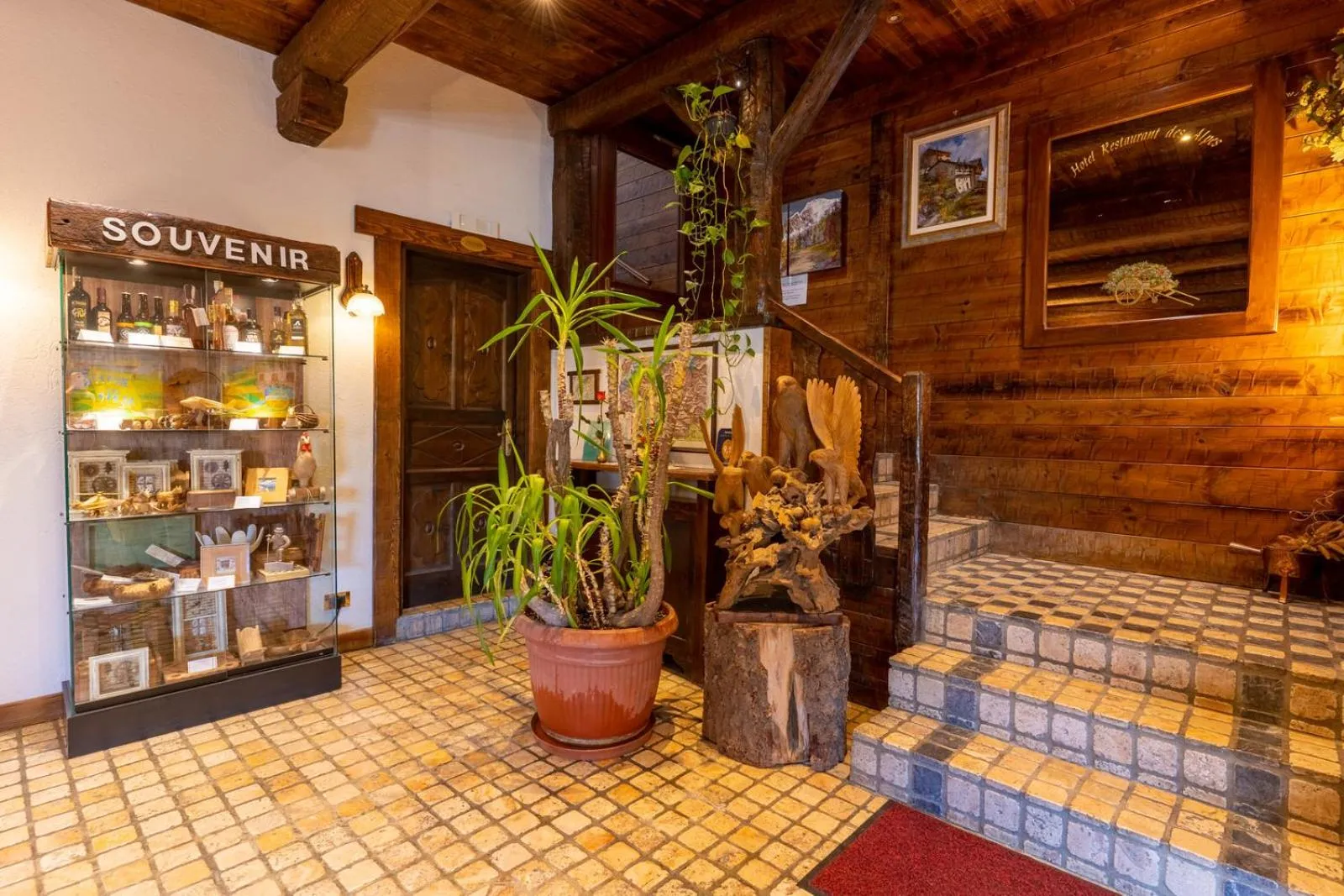 Lobby or reception in Hotel Des Alpes