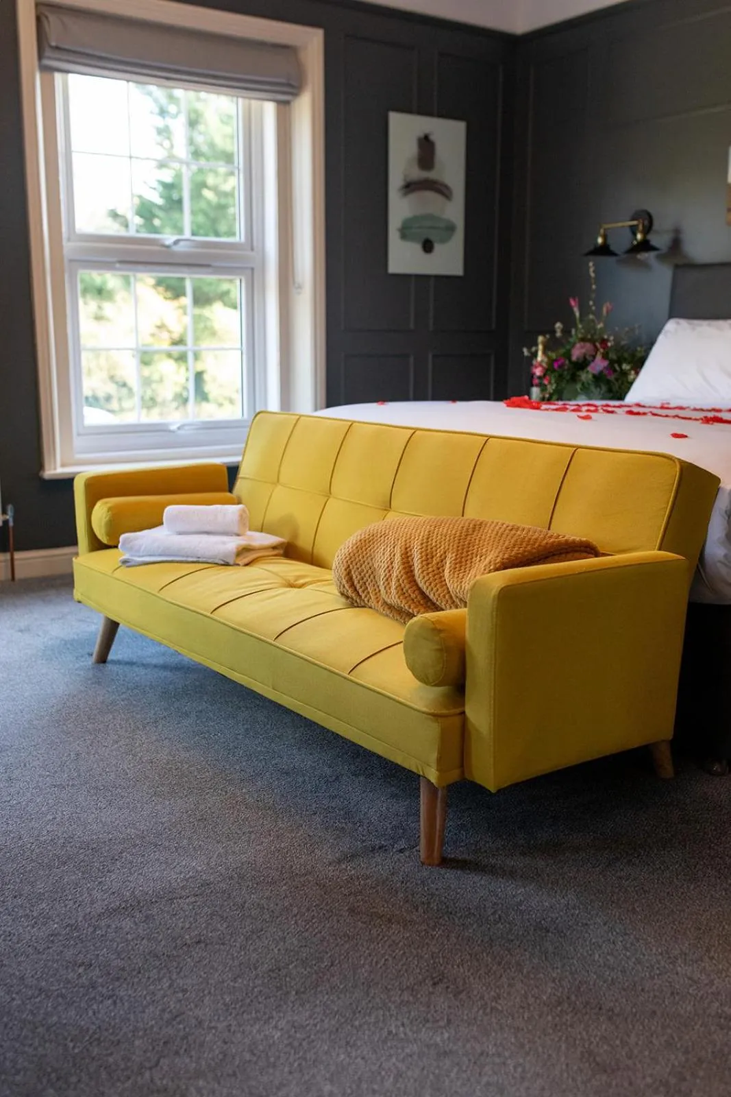 Seating area in The Plough Inn