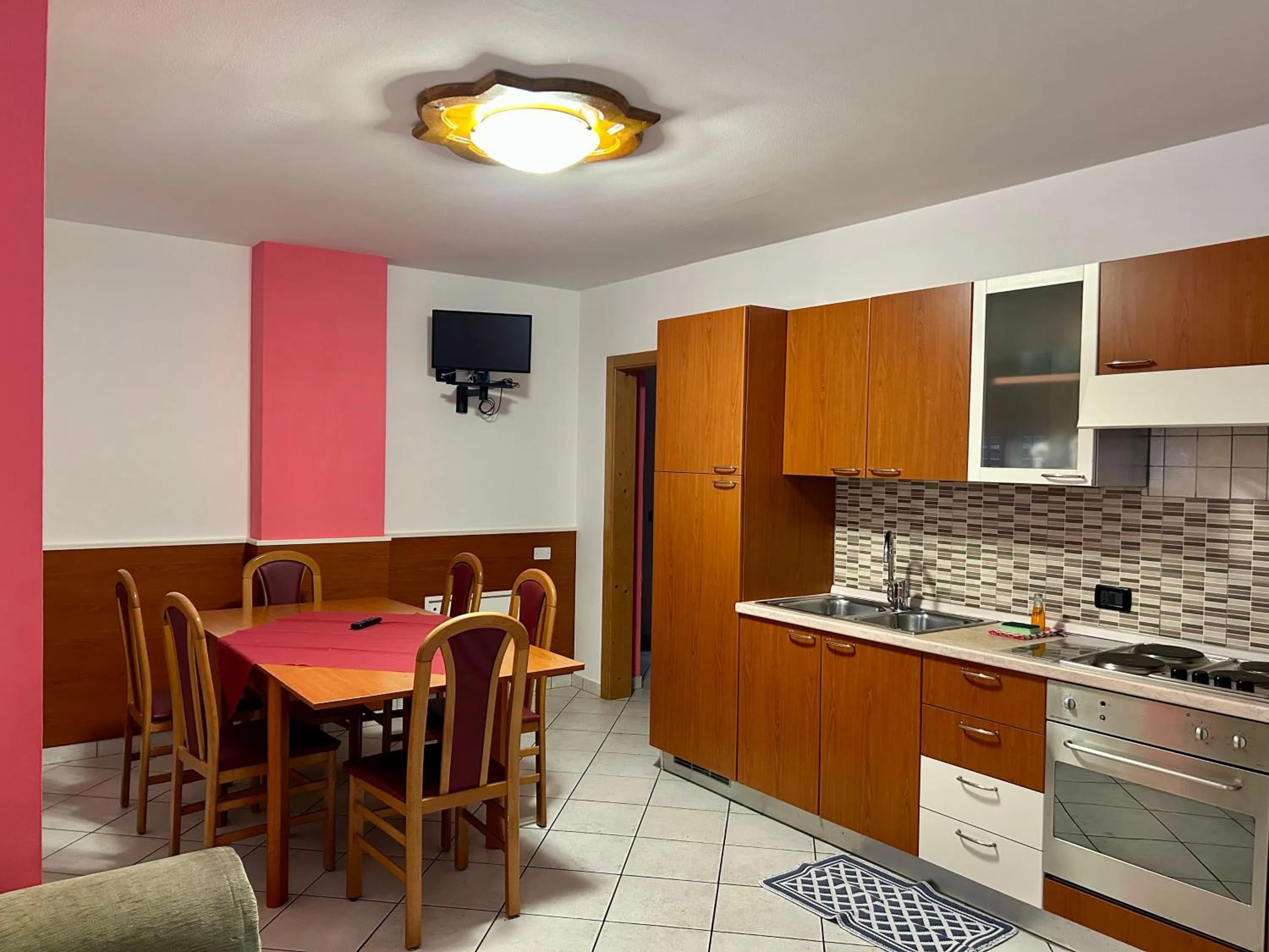 Kitchen or kitchenette in Residence Al Pescatore