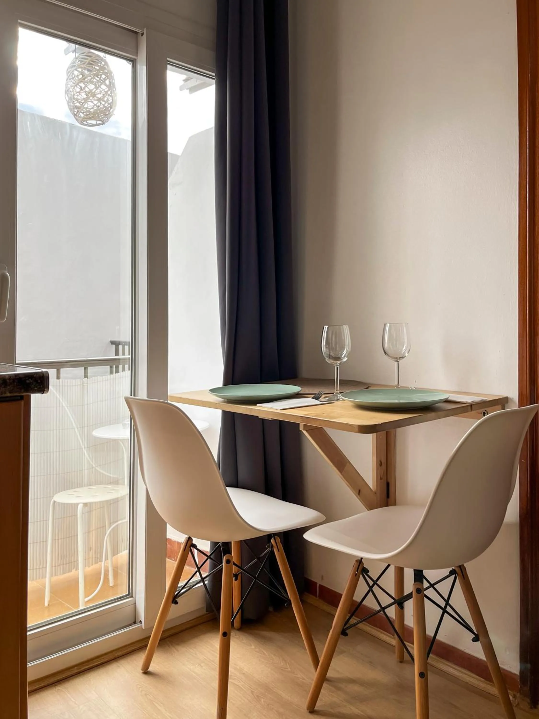 Inner courtyard view in Beatriz Charming Hostal