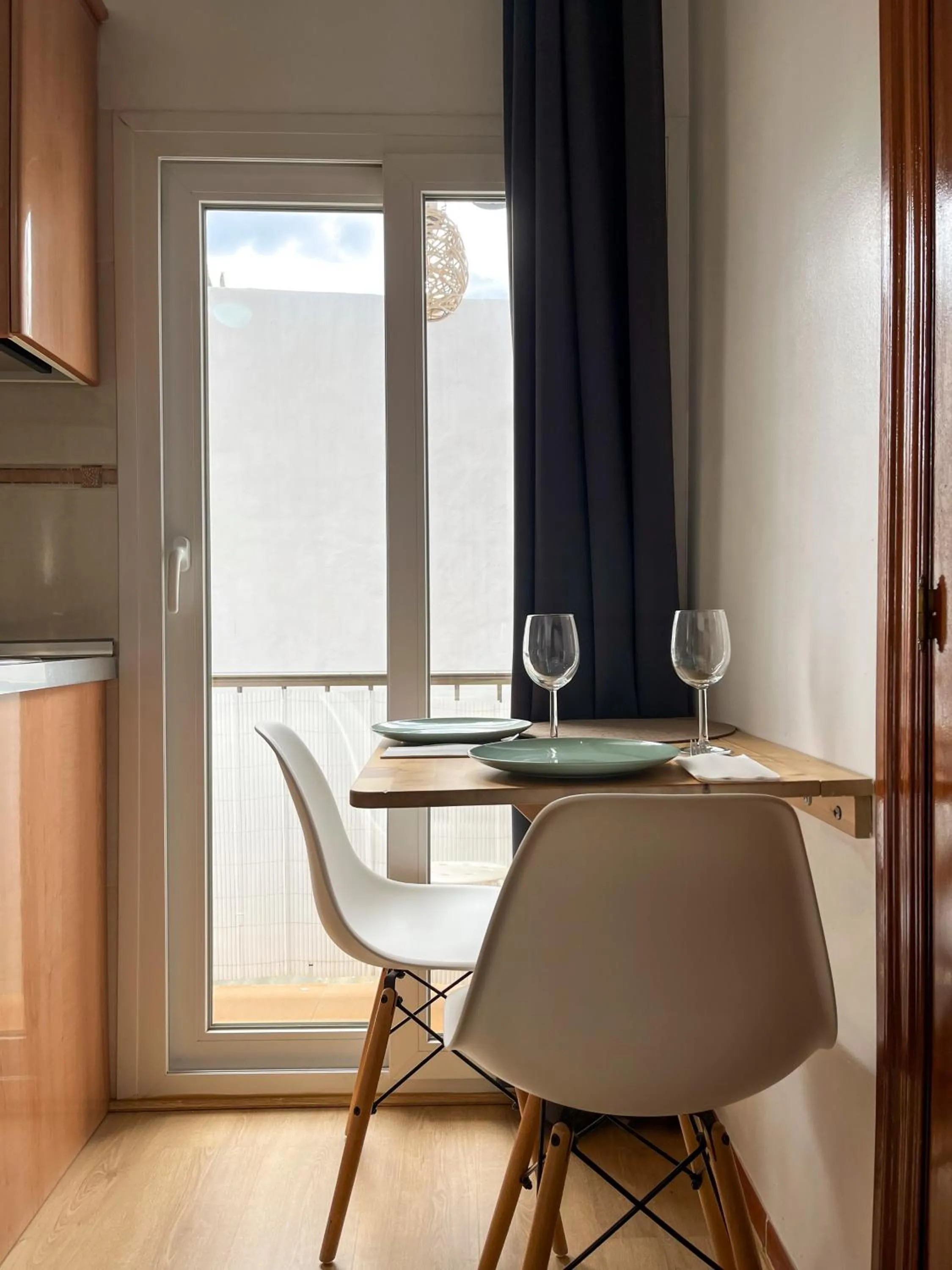 Inner courtyard view in Beatriz Charming Hostal