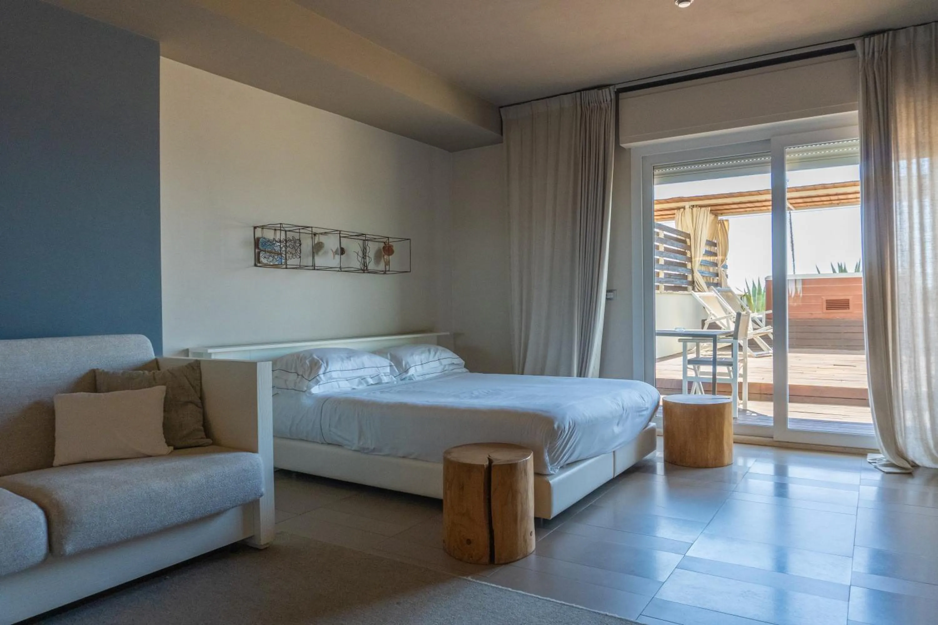 Bed in Il Fogliano Hotel New Life