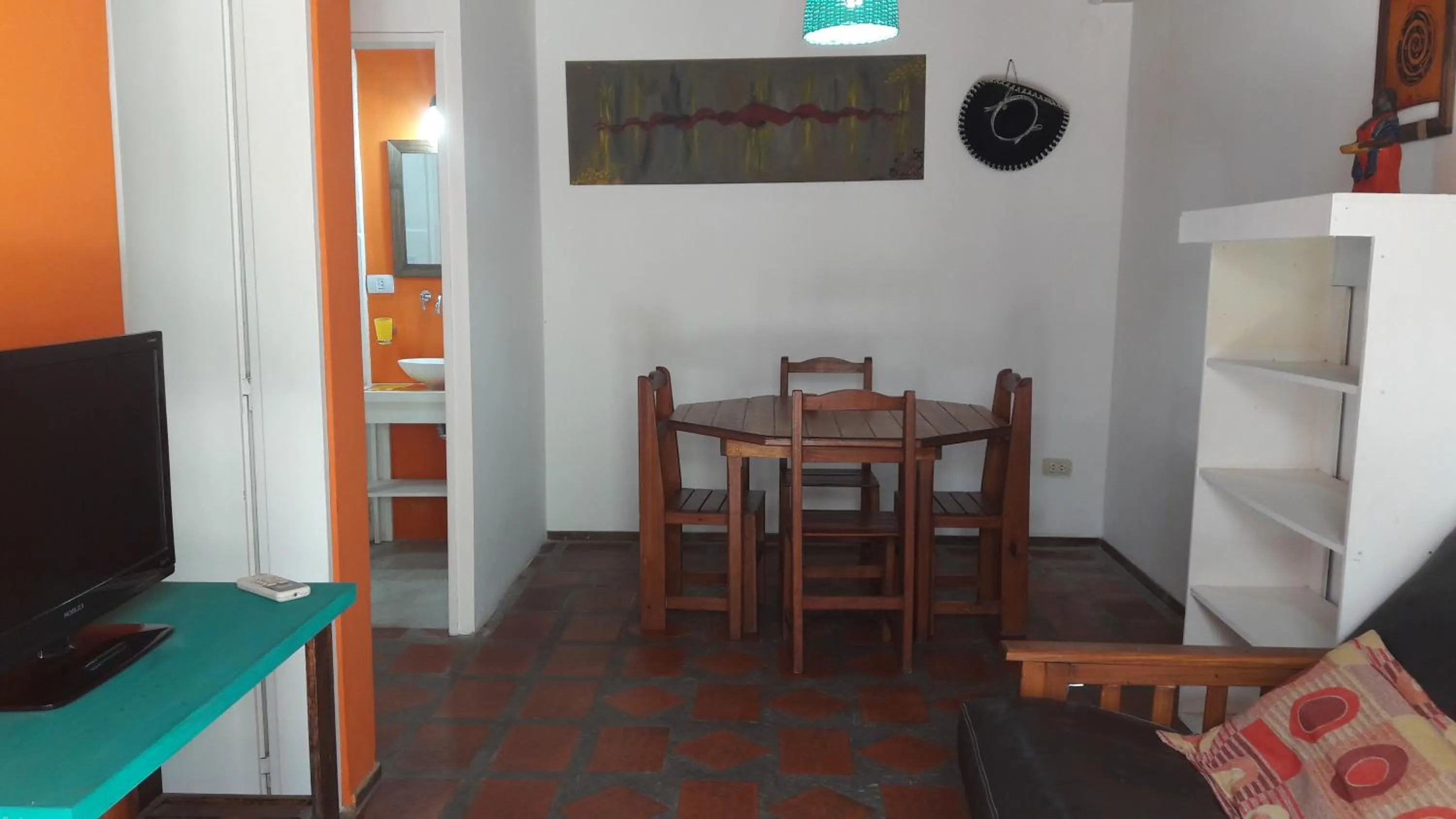 Dining area in Bungalows Mexico