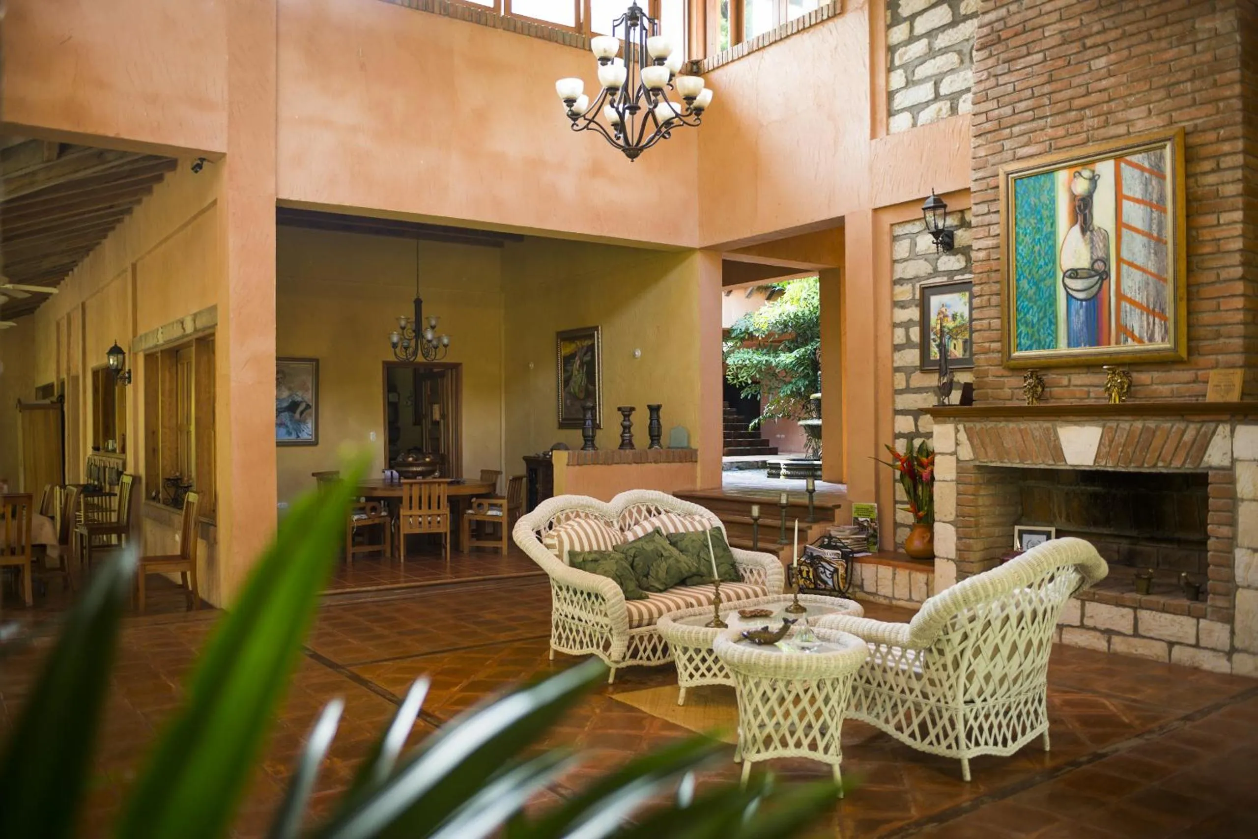 Communal lounge/ TV room in La Villa de Soledad