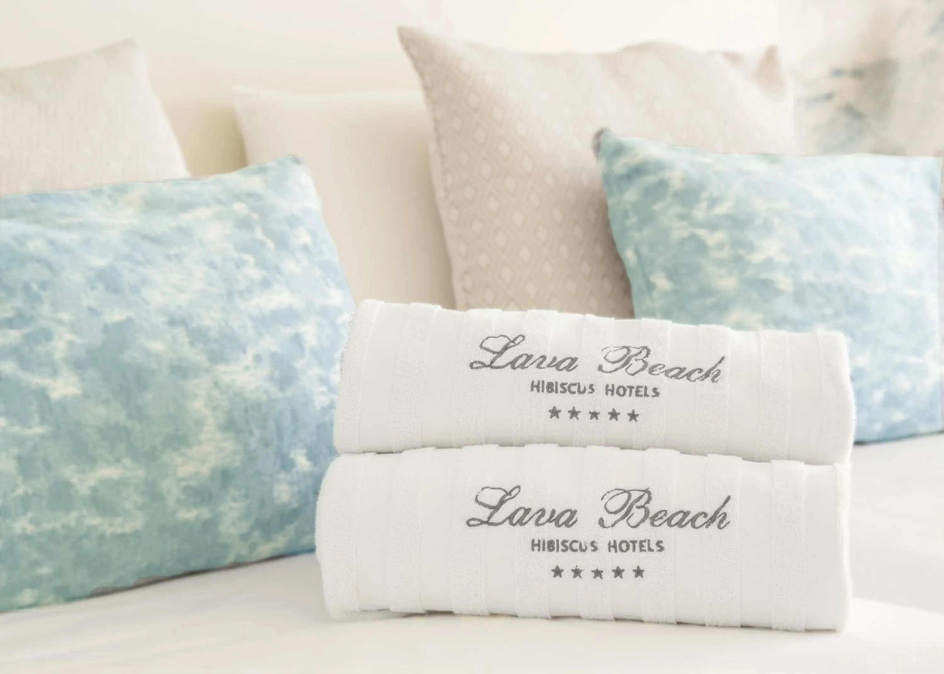 Bed in Hotel Lava Beach