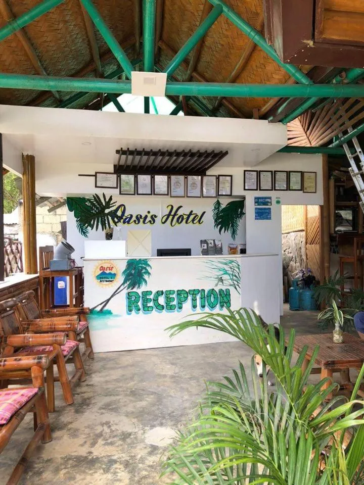 Lobby or reception in Hotel Oasis Port Barton
