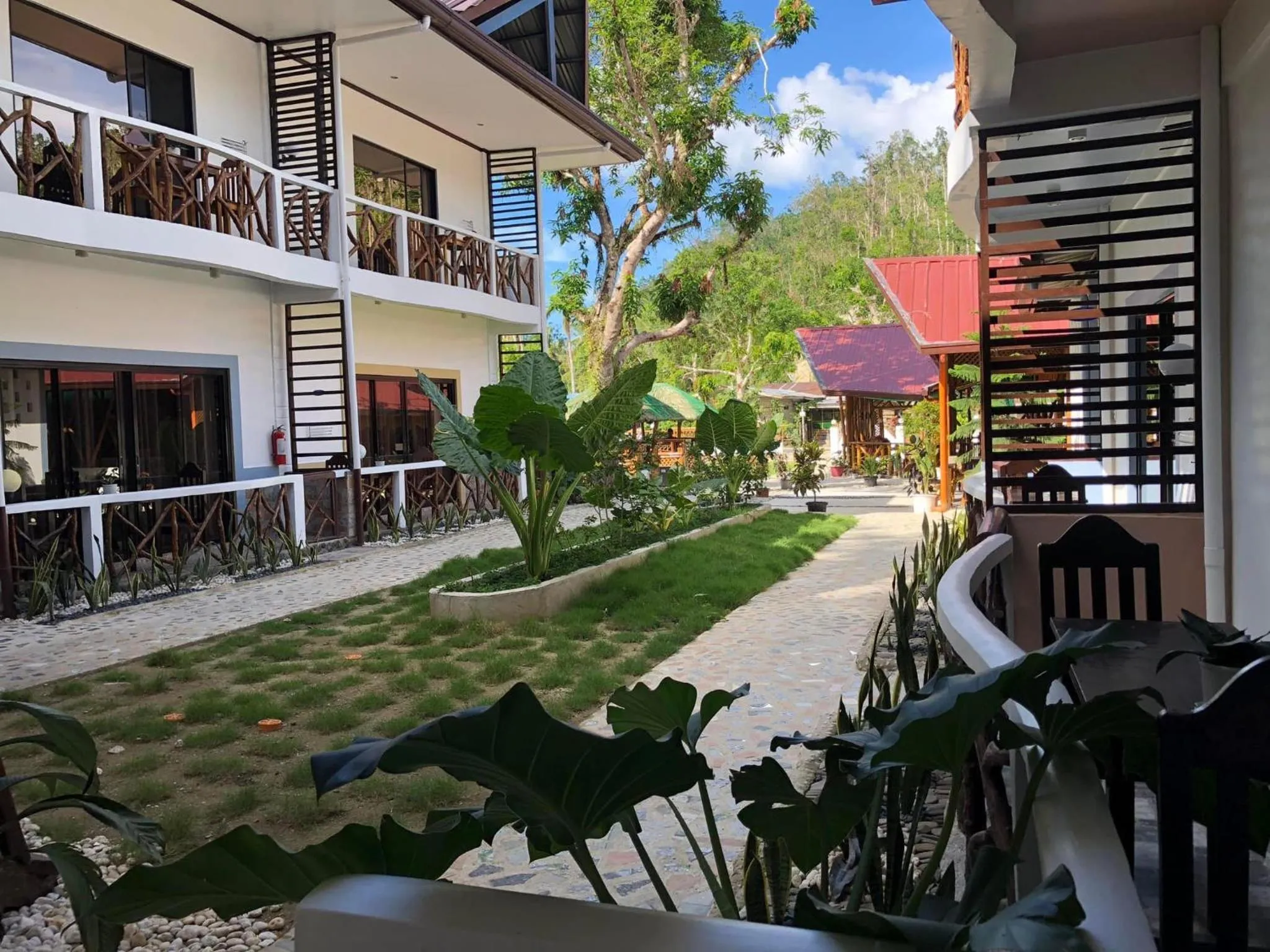 Property building in Hotel Oasis Port Barton