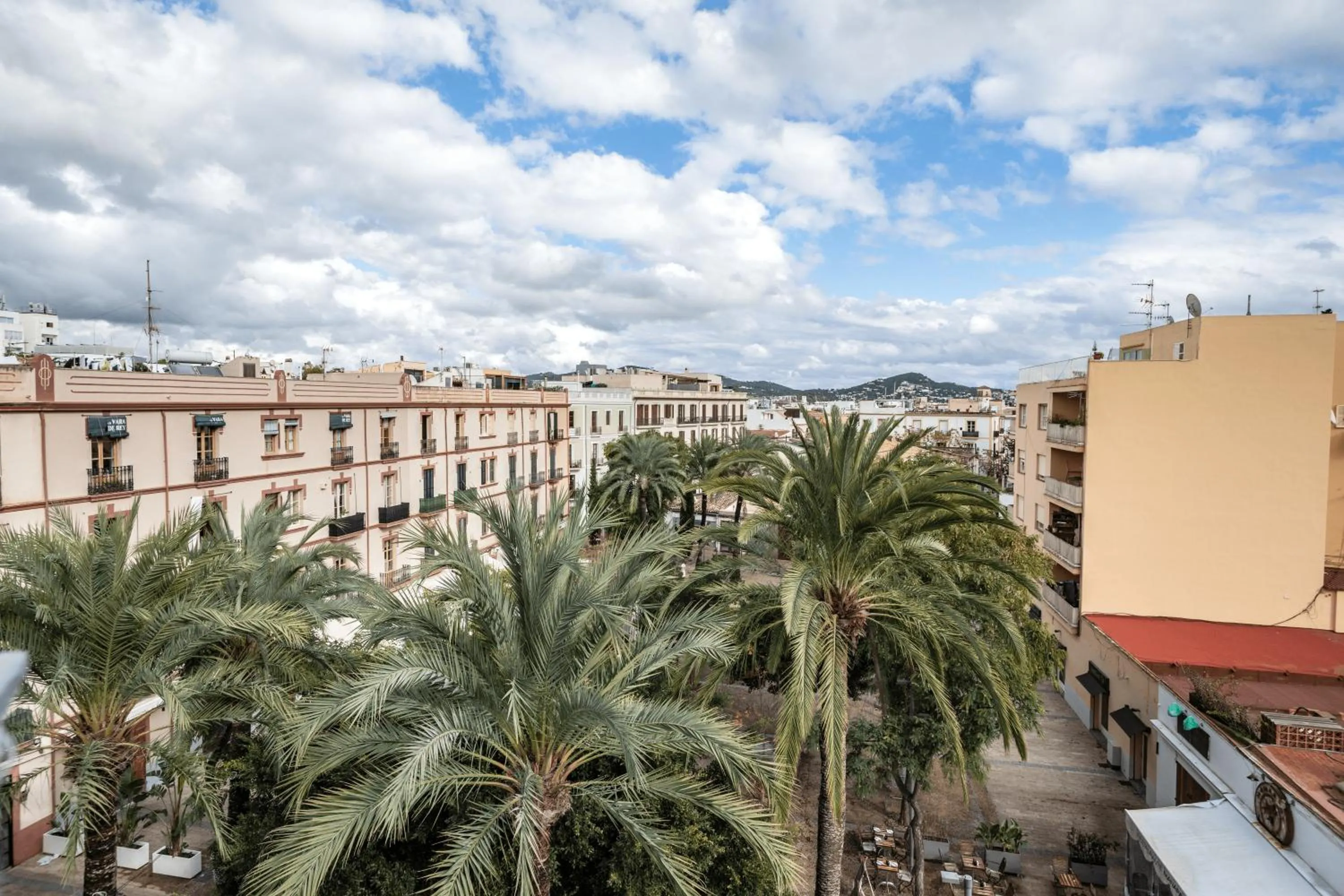 City view in Hostal Parque Ibiza