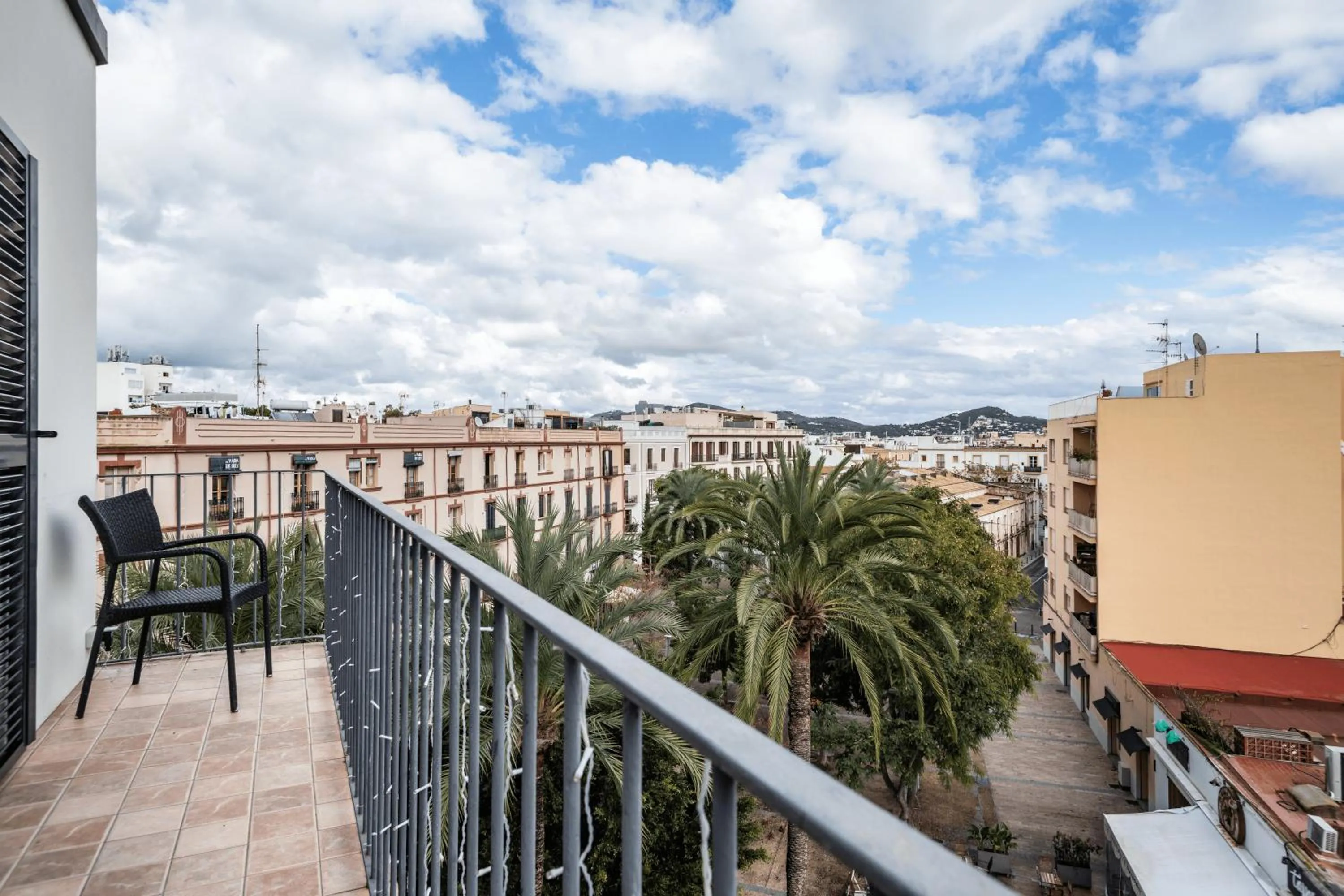Balcony/Terrace in Hostal Parque Ibiza
