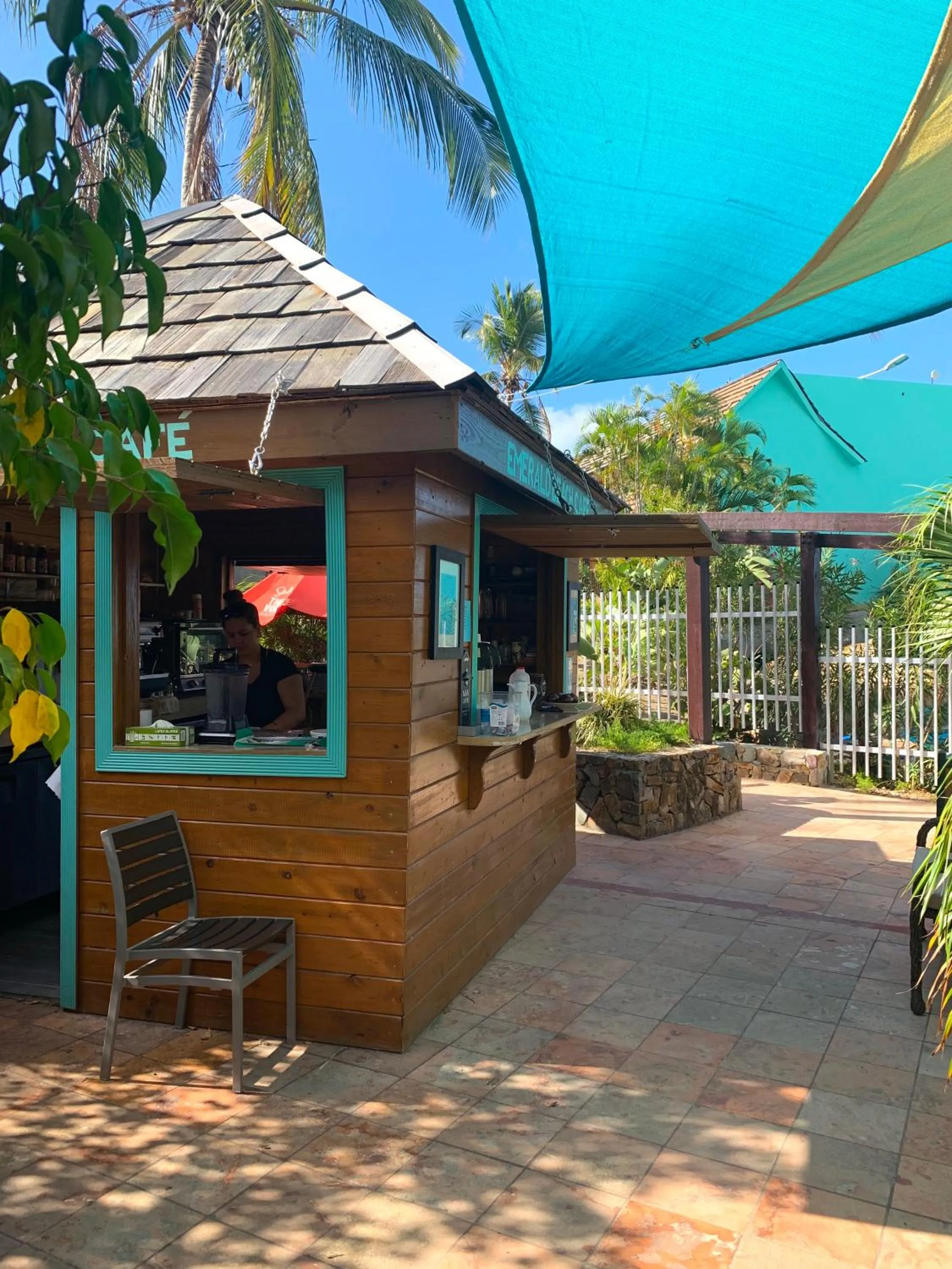 Patio in Emerald Beach Resort