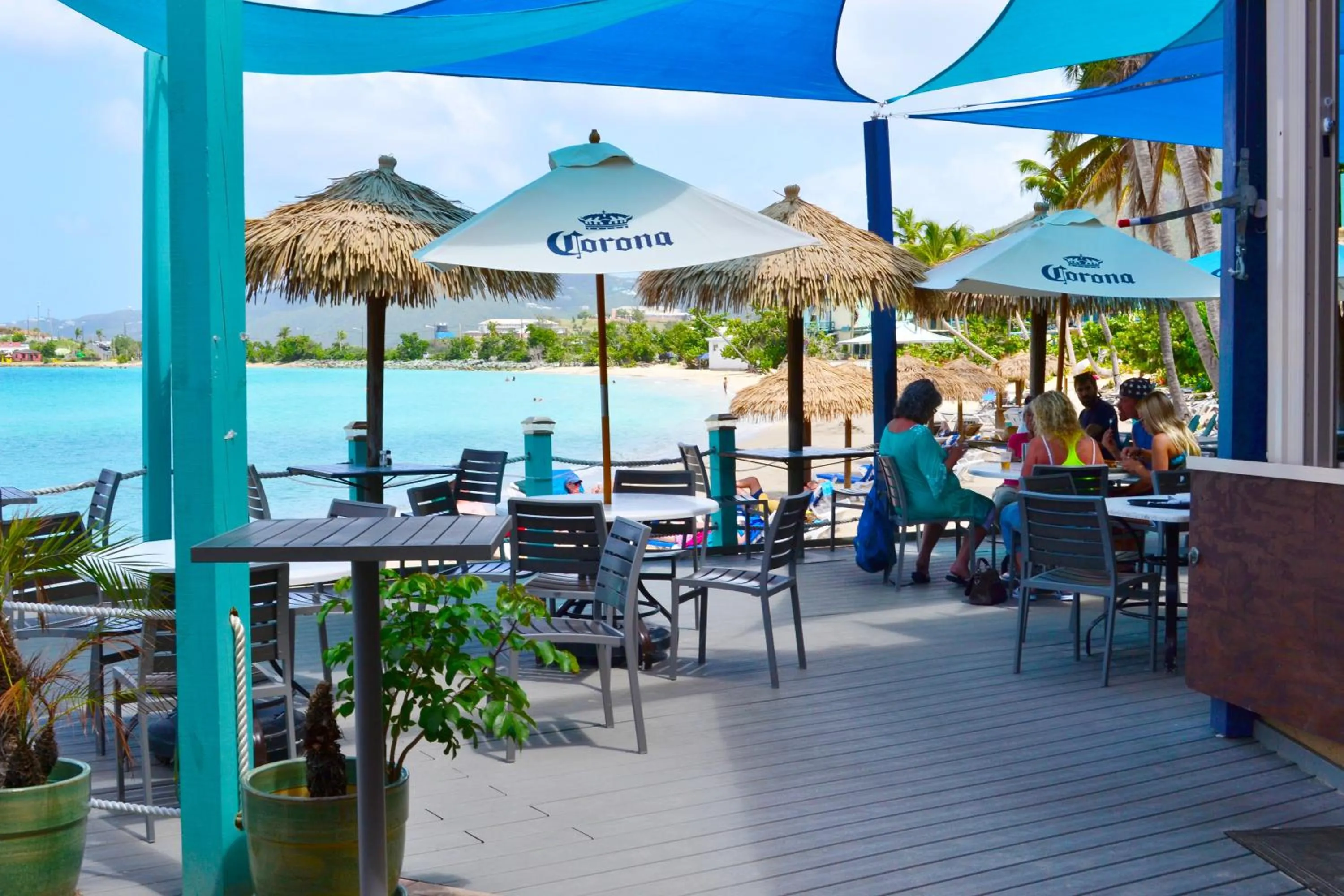 Patio in Emerald Beach Resort