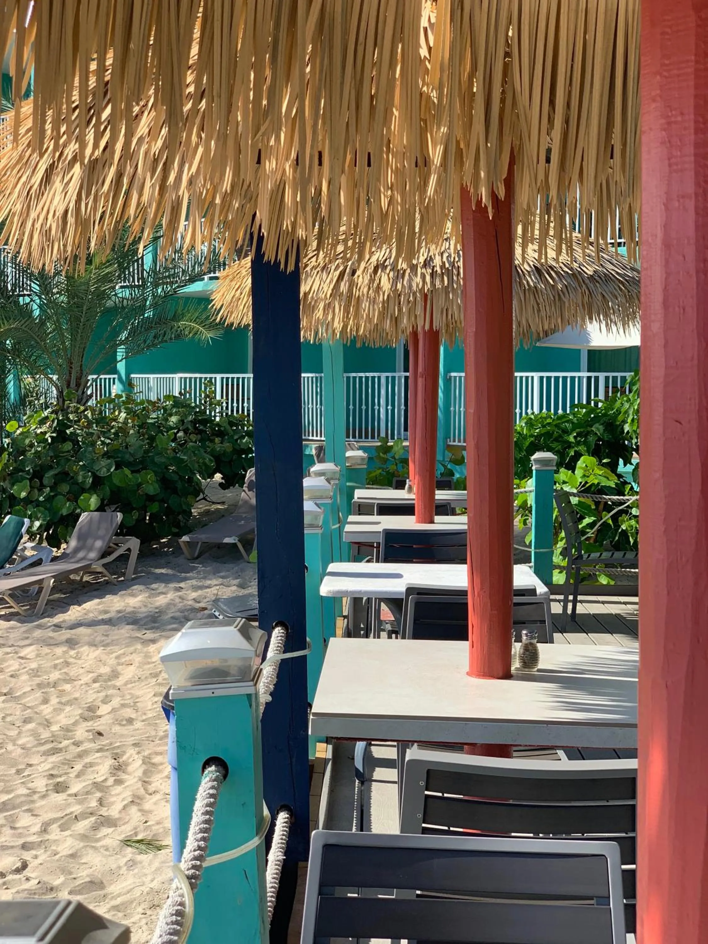 Patio in Emerald Beach Resort